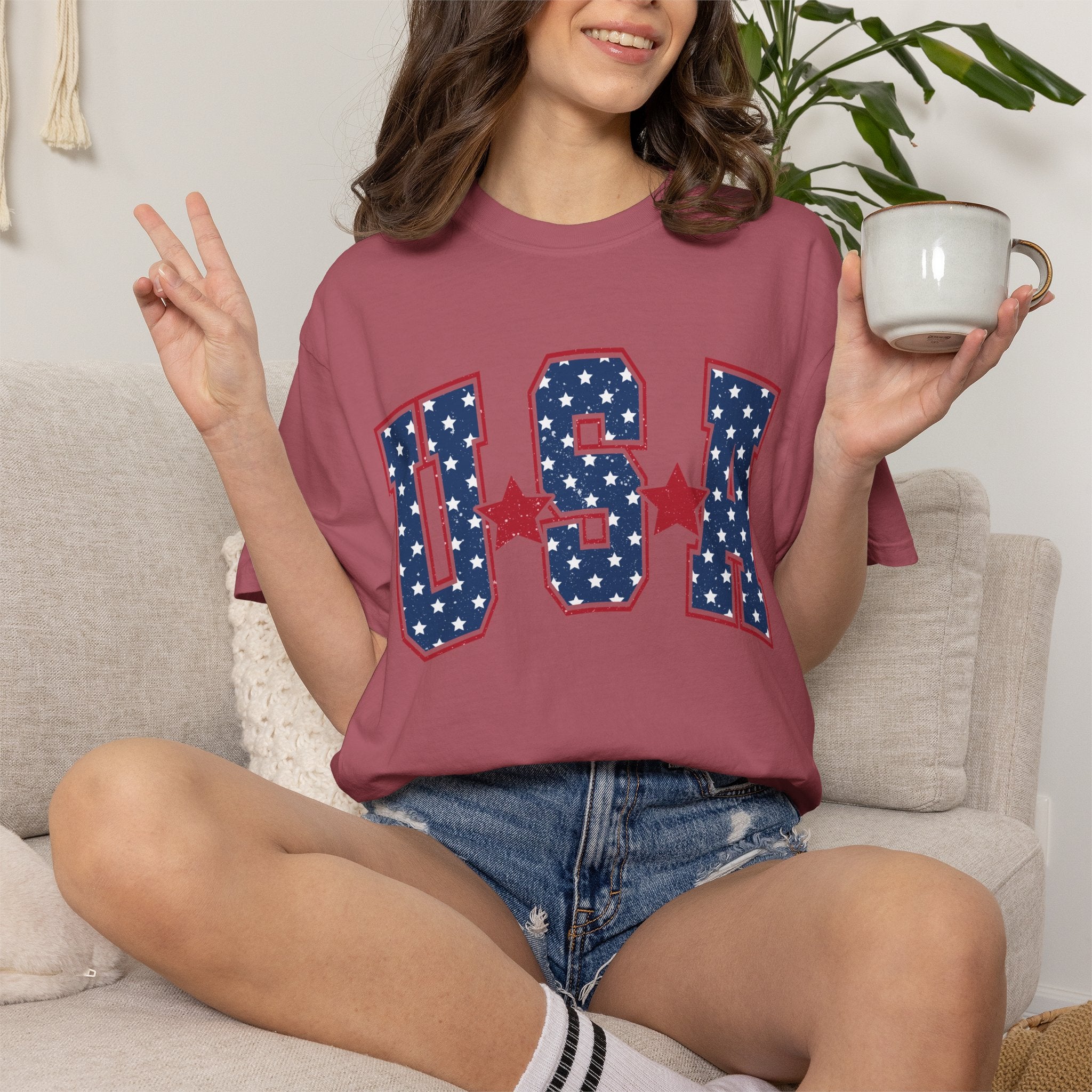 USA Dota & Stars Tee