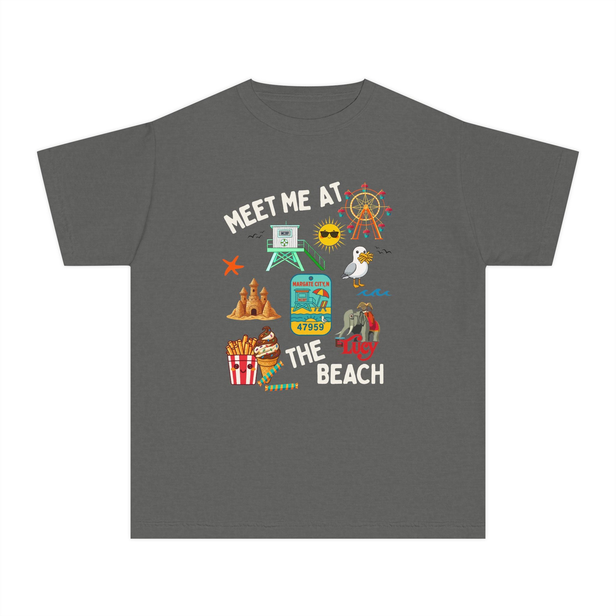 Youth "Meet Me at the Beach" Margate City, NJ Tee