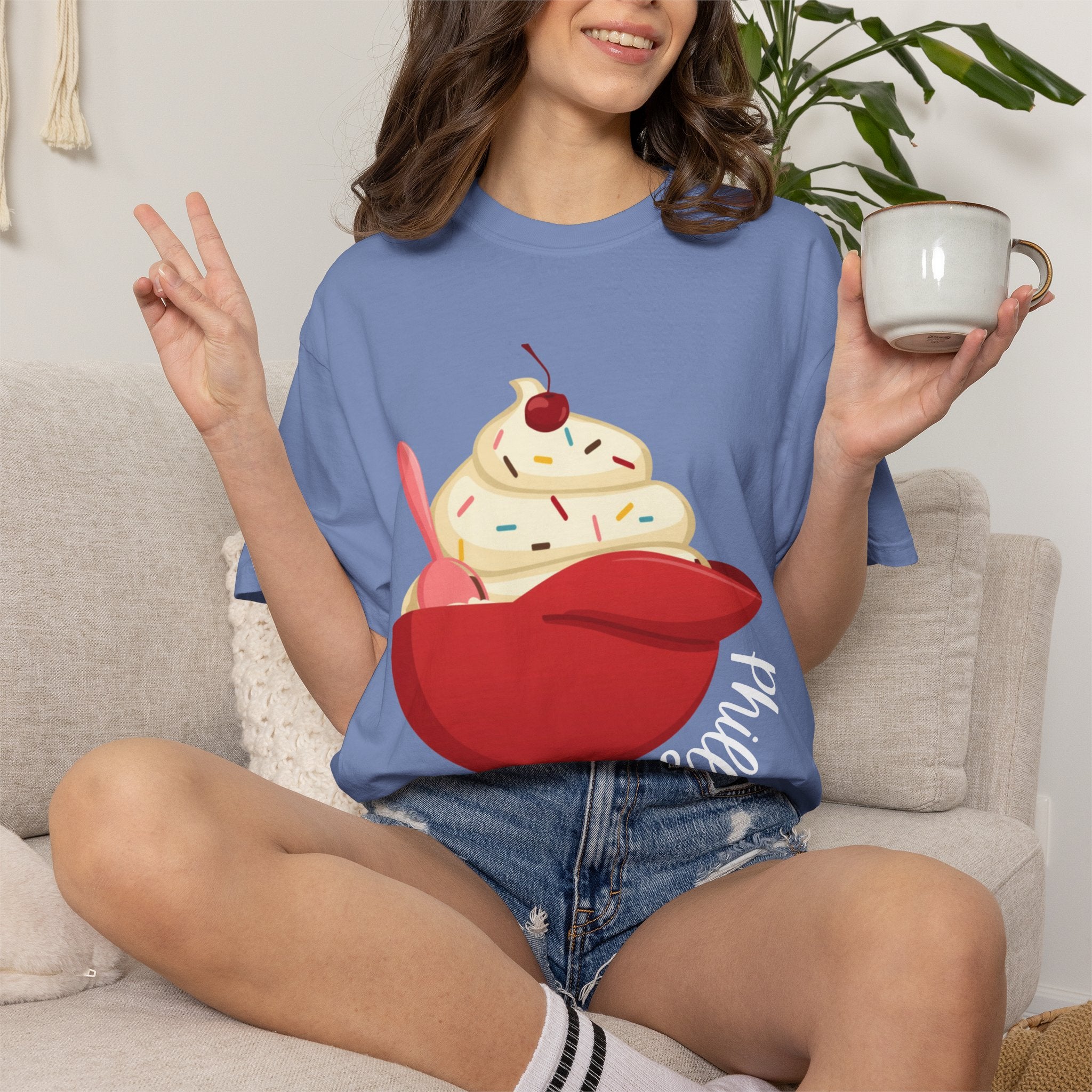 Philly Baseball Ice Cream Hat T-Shirt