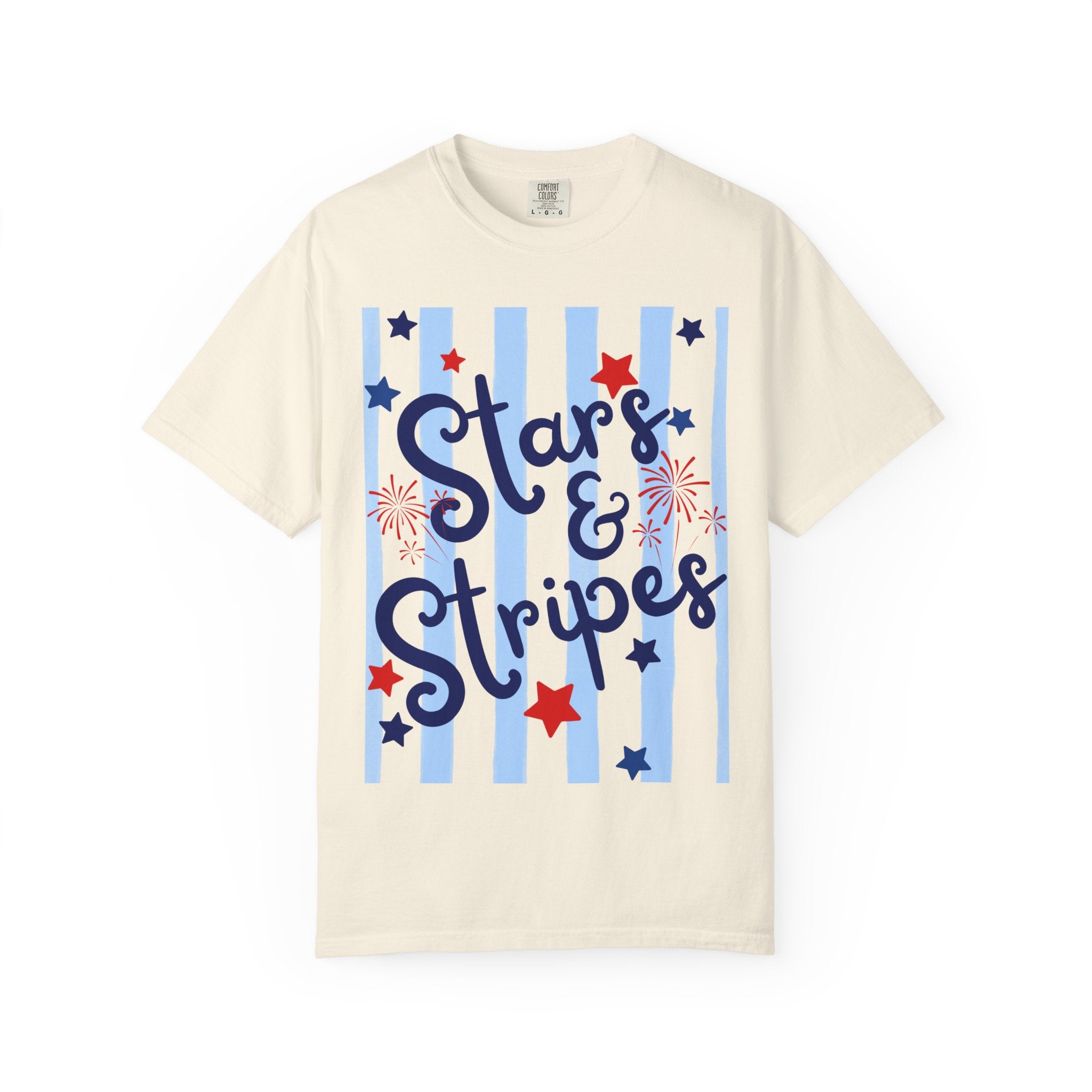 Stars & Stripes T-Shirt — Patriotic Fourth of July Tee