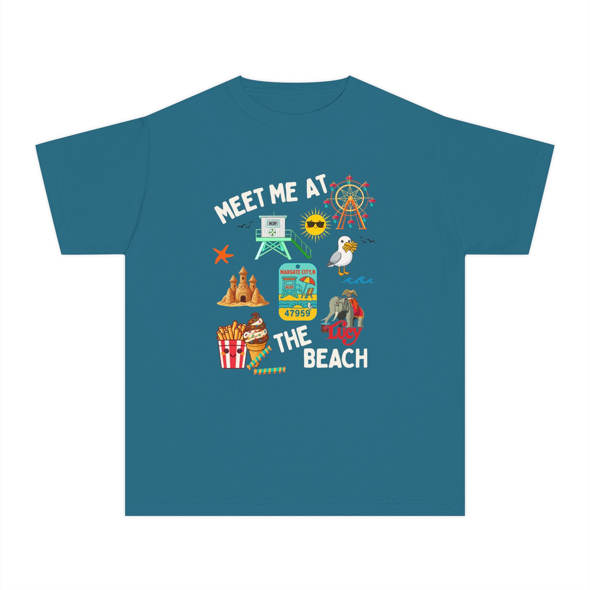 Youth "Meet Me at the Beach" Margate City, NJ Tee
