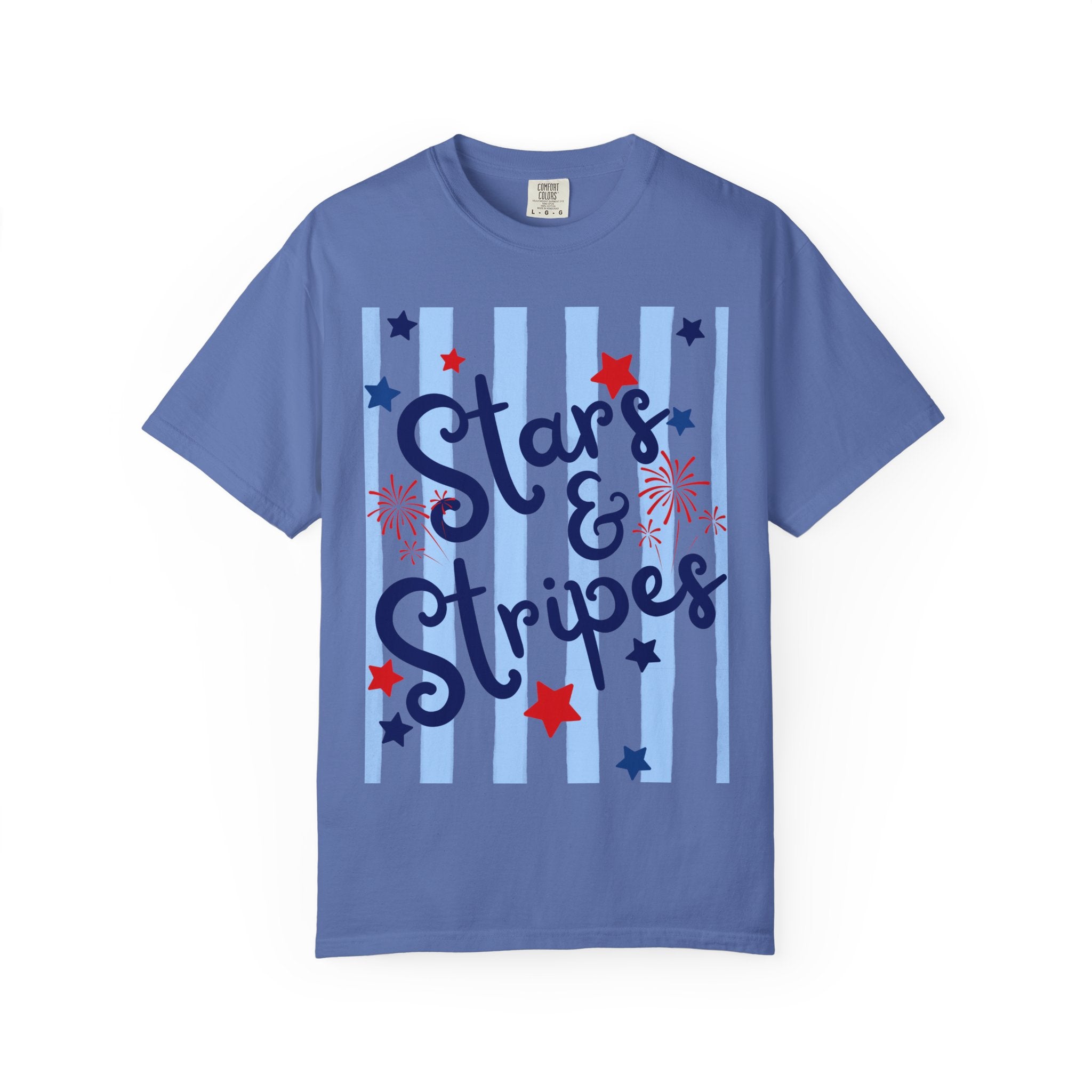 Stars & Stripes T-Shirt — Patriotic Fourth of July Tee