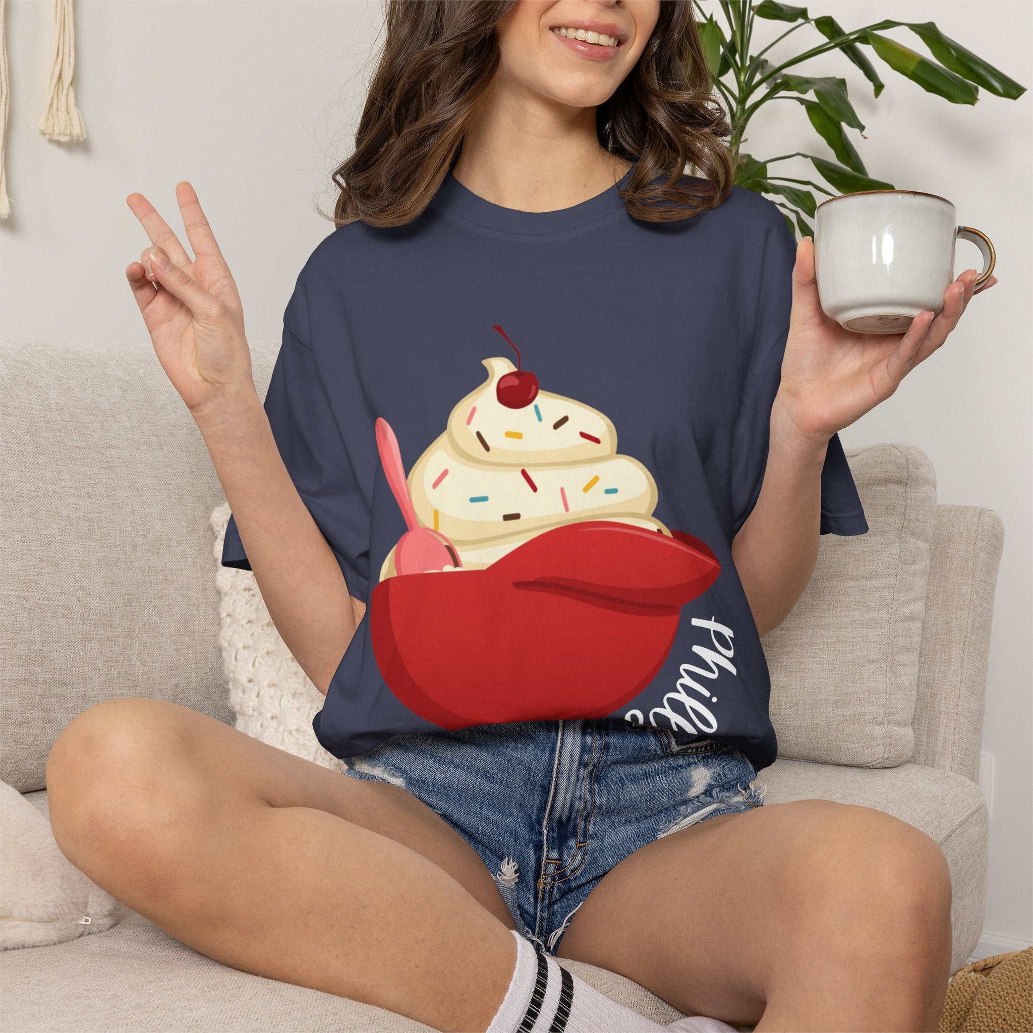 Philly Baseball Ice Cream Hat T-Shirt