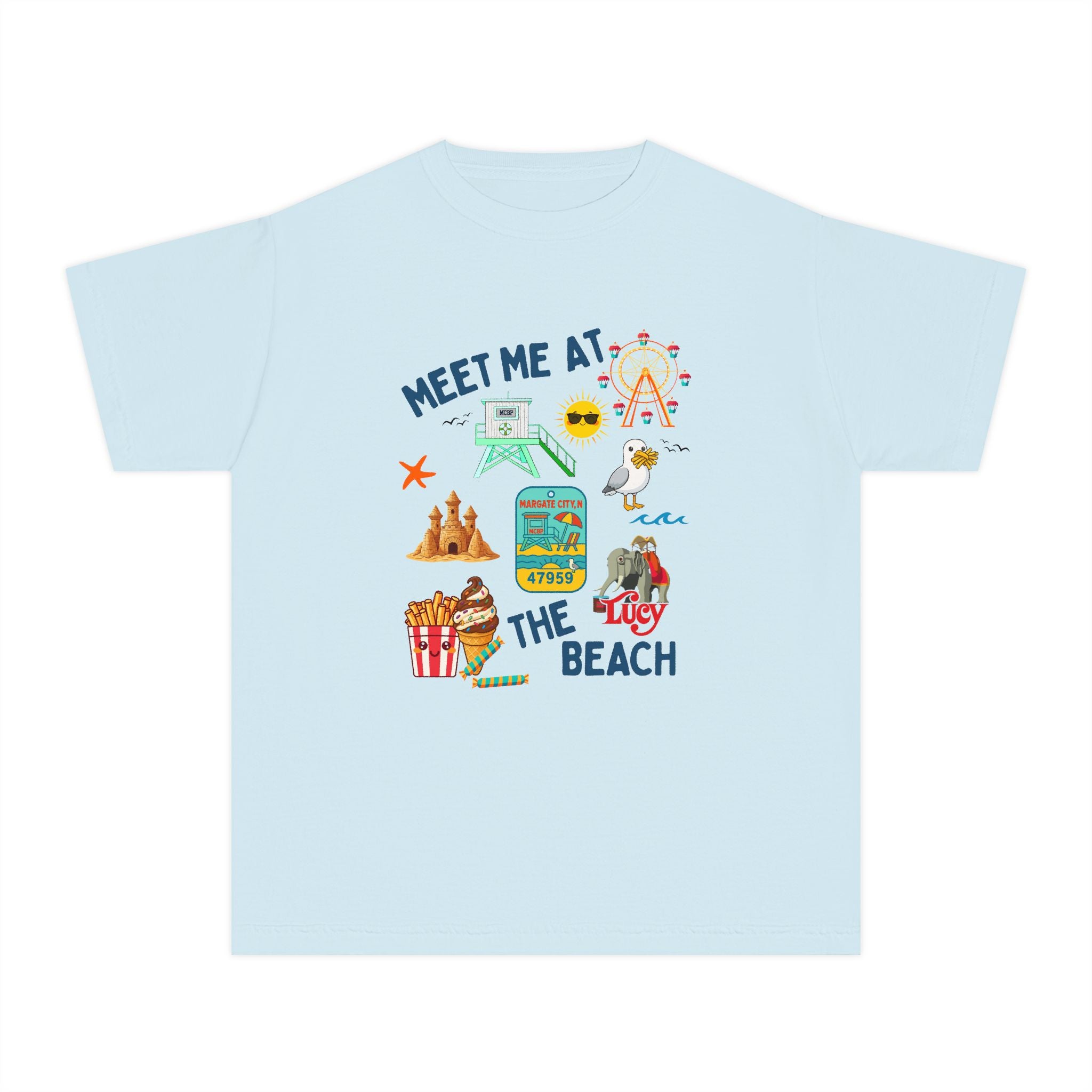 Youth "Meet Me at the Beach" Margate City, NJ Tee