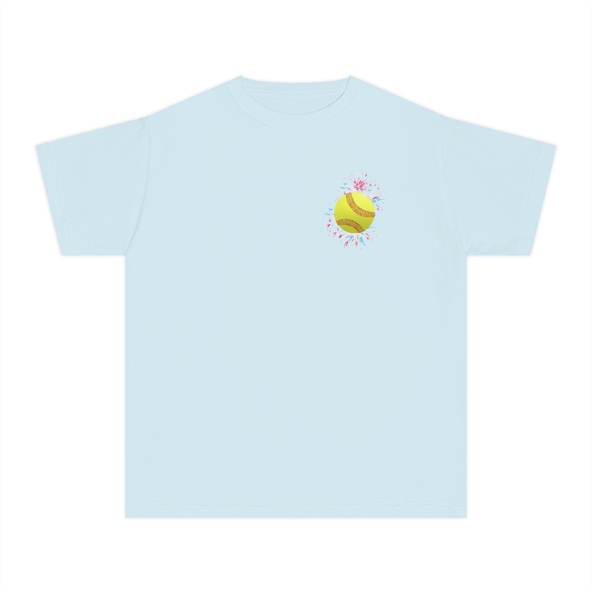 Youth "I Hit Bombs" Popsicle Softball Tee