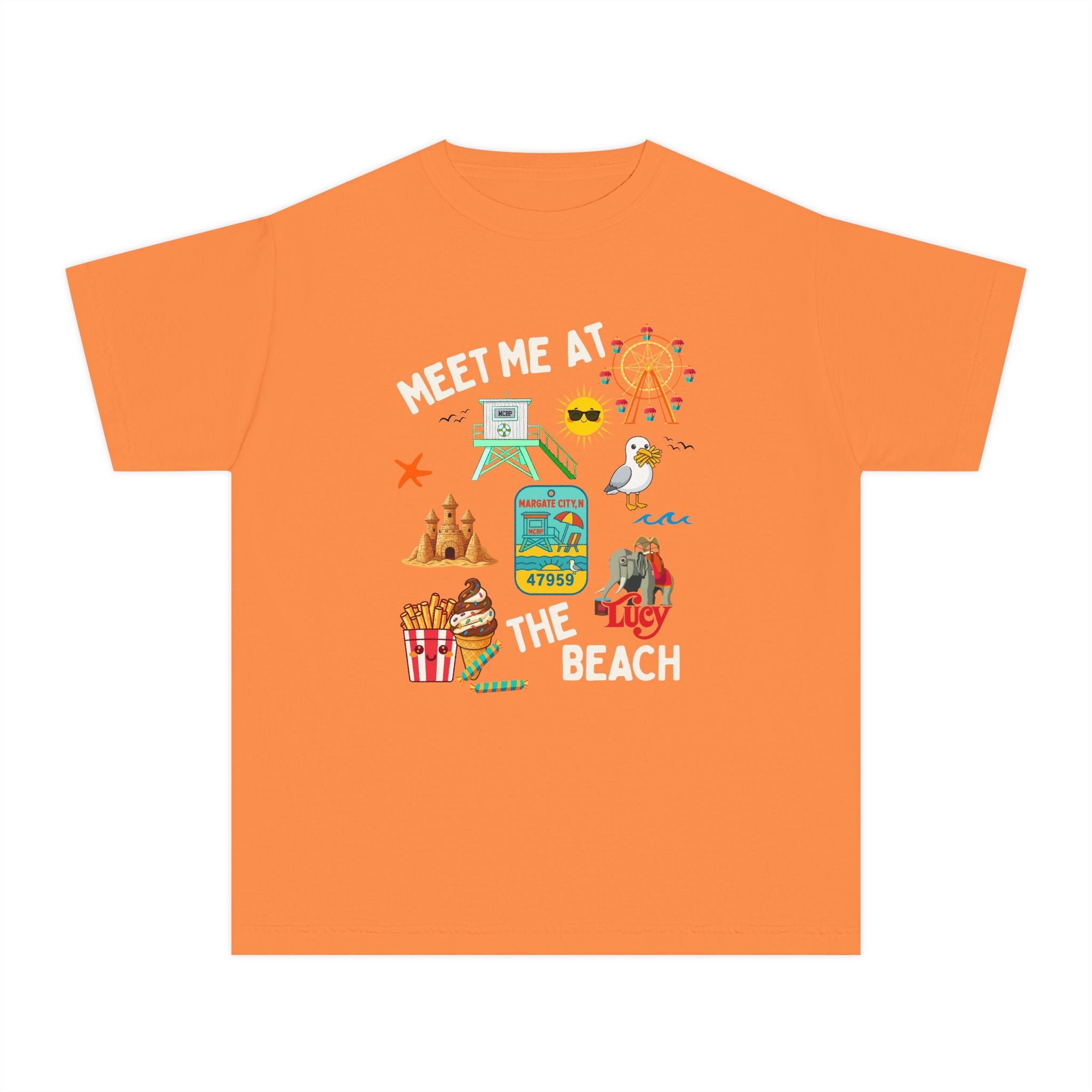 Youth "Meet Me at the Beach" Margate City, NJ Tee