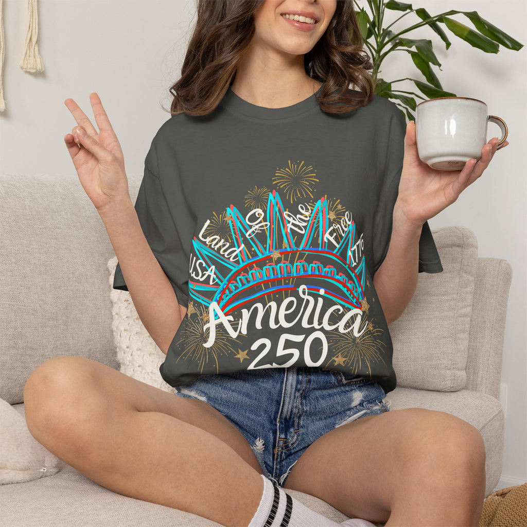 Lady Liberty America 250 Tee
