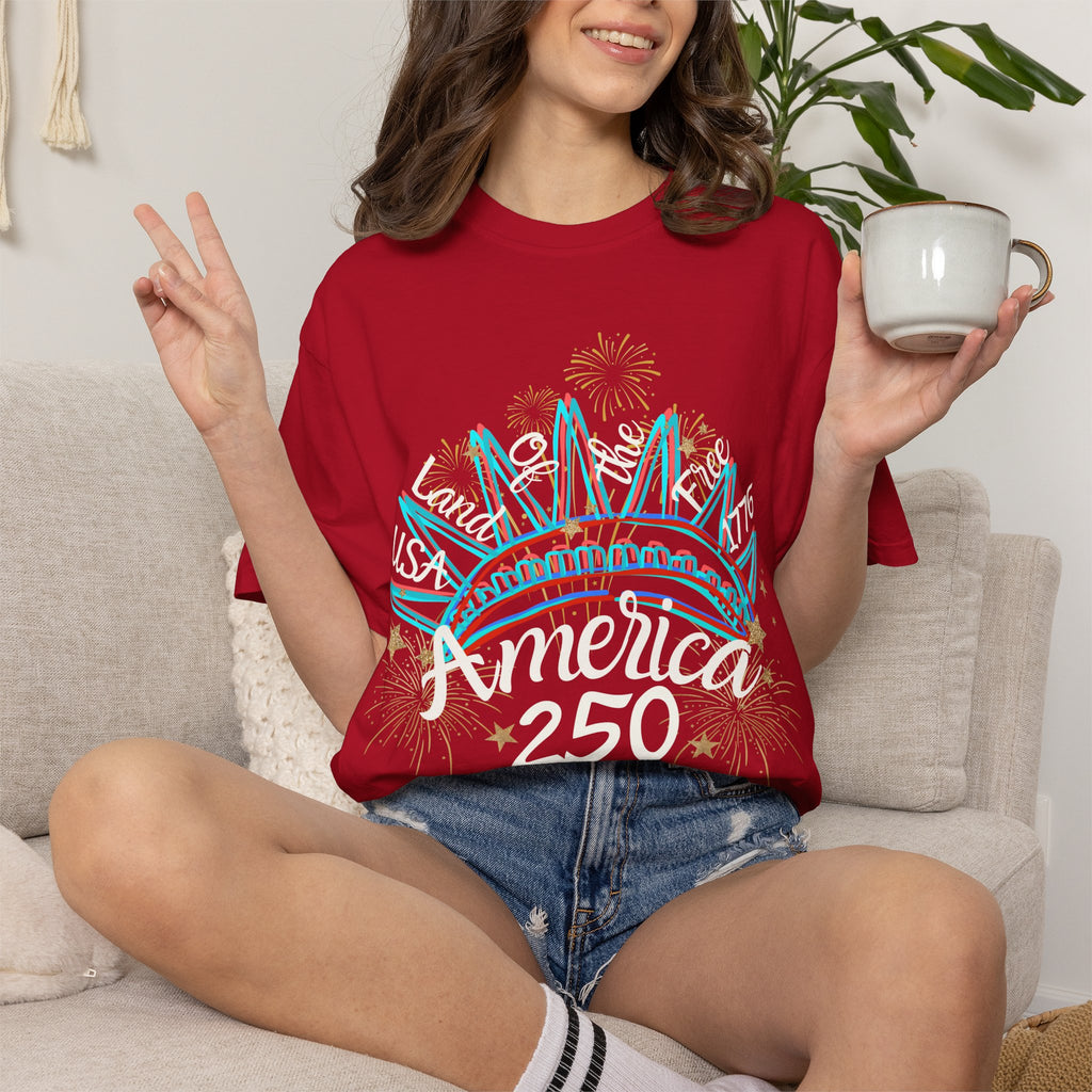 Lady Liberty America 250 Tee