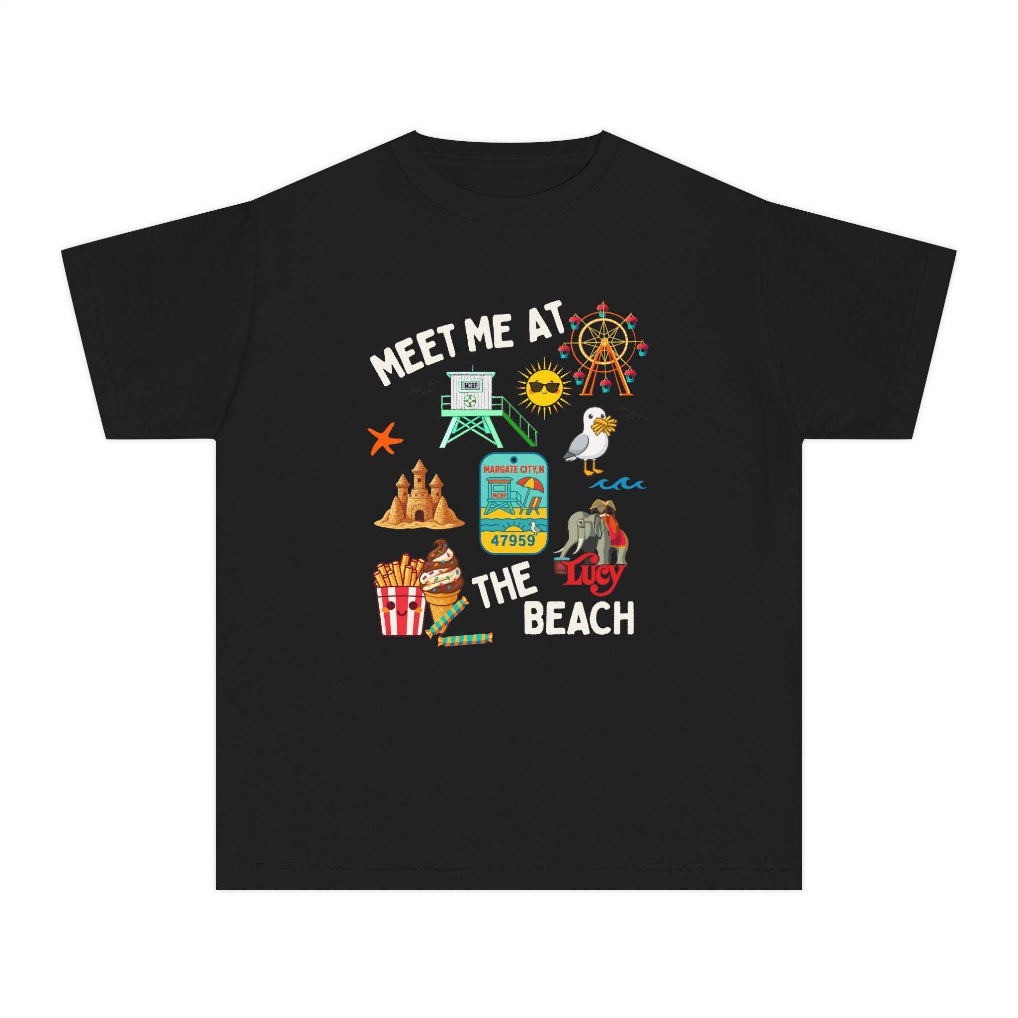 Youth "Meet Me at the Beach" Margate City, NJ Tee