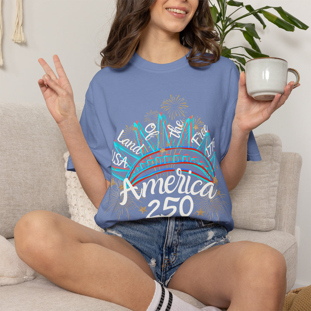 Lady Liberty America 250 Tee