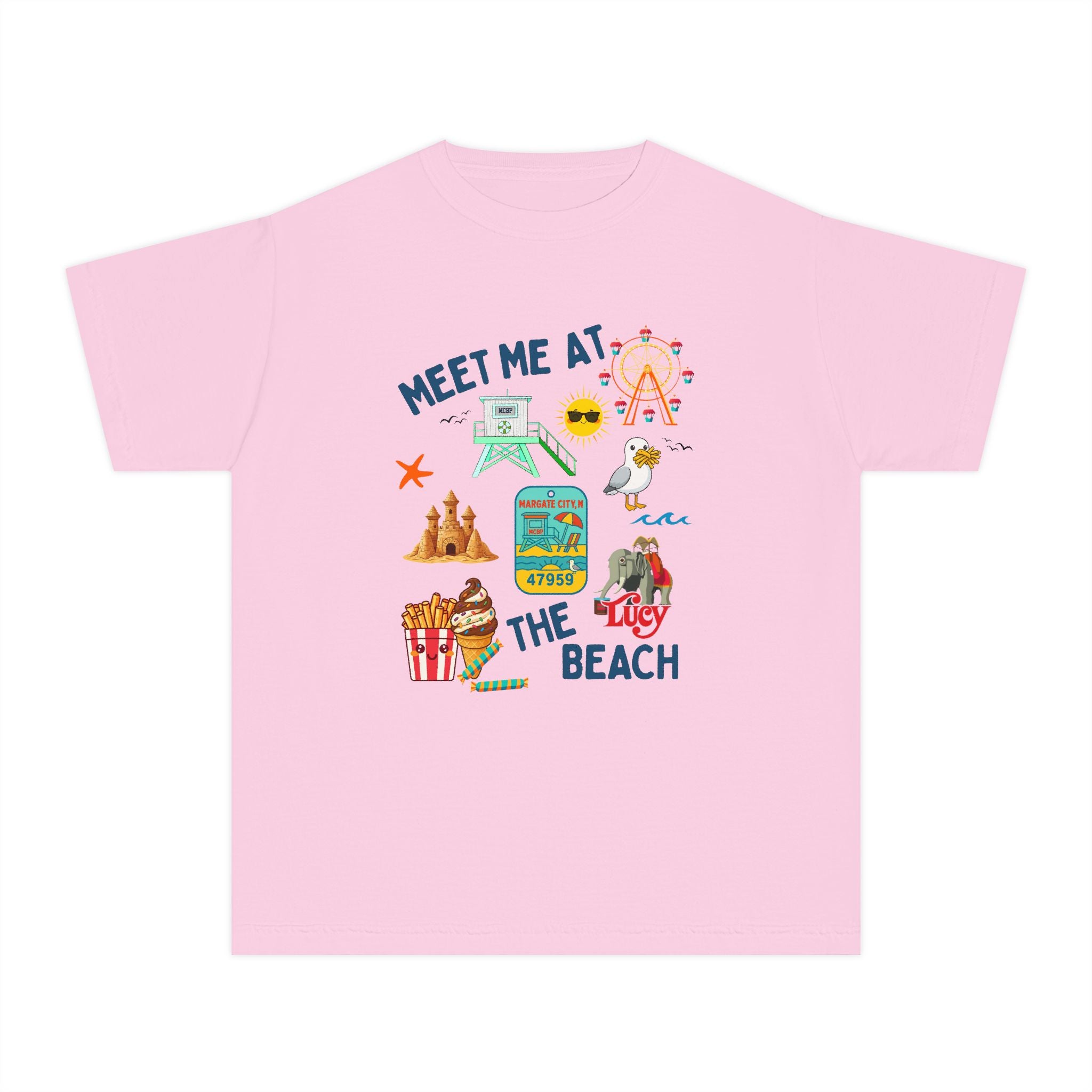 Youth "Meet Me at the Beach" Margate City, NJ Tee