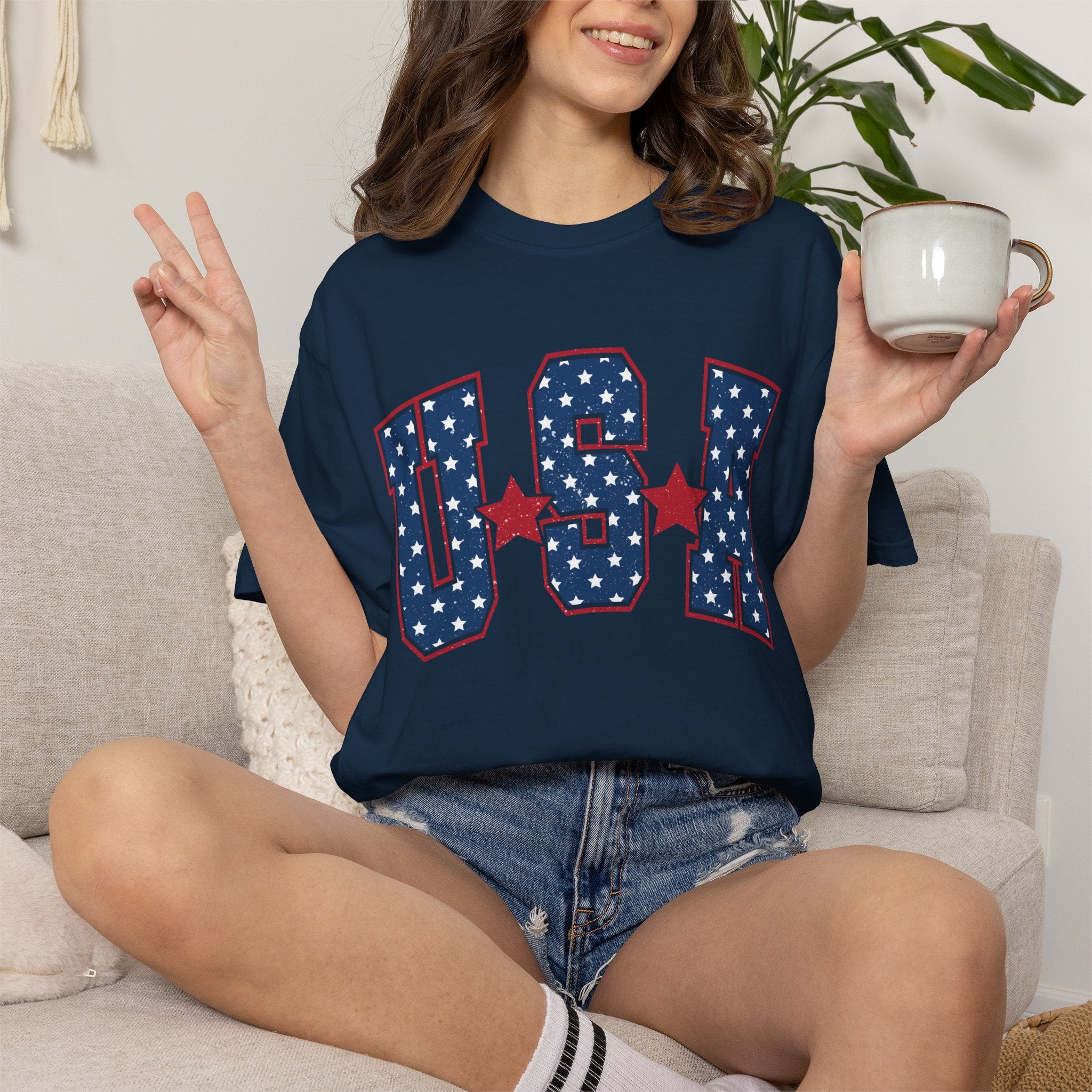 USA Dota & Stars Tee
