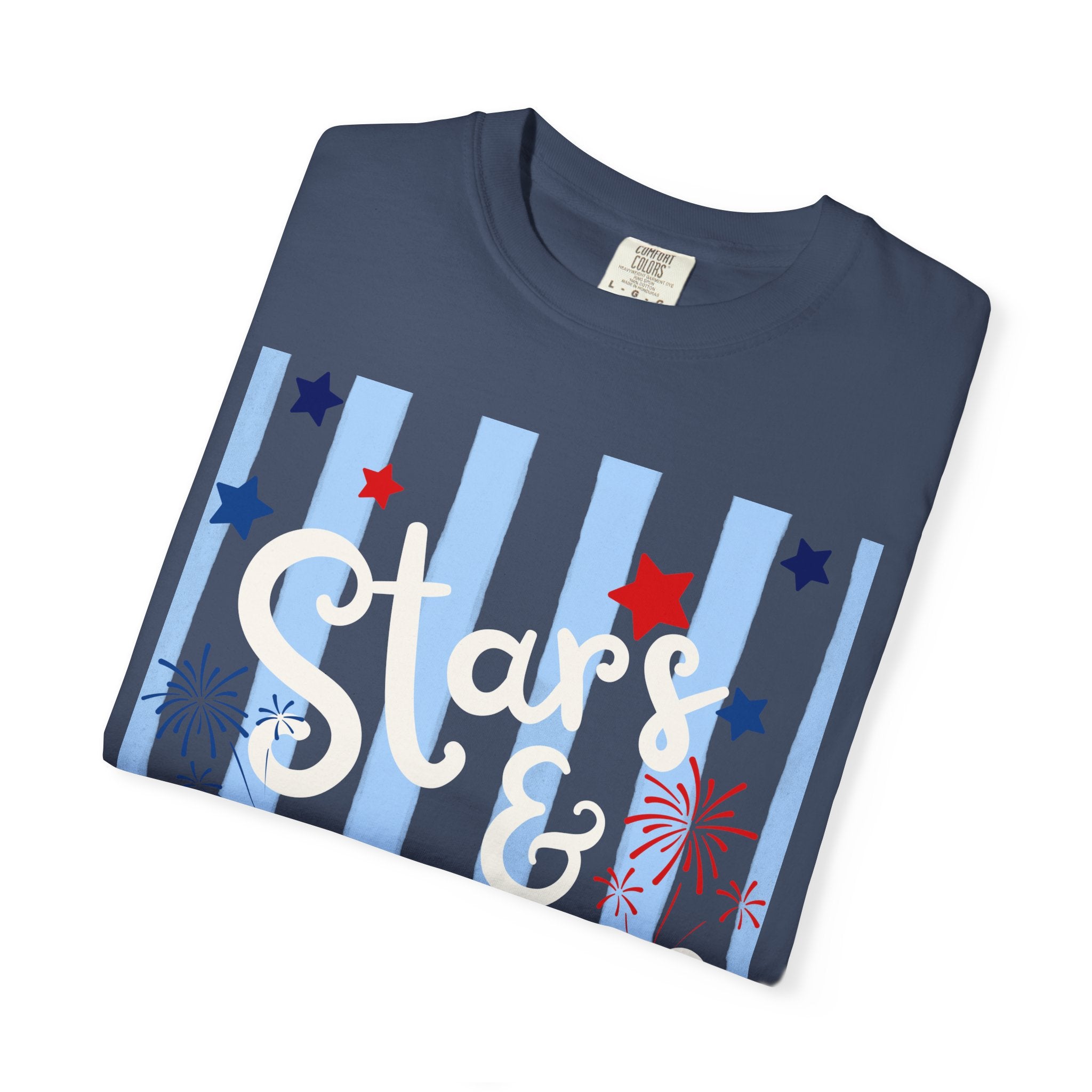 Stars & Stripes T-Shirt — Patriotic Fourth of July Tee