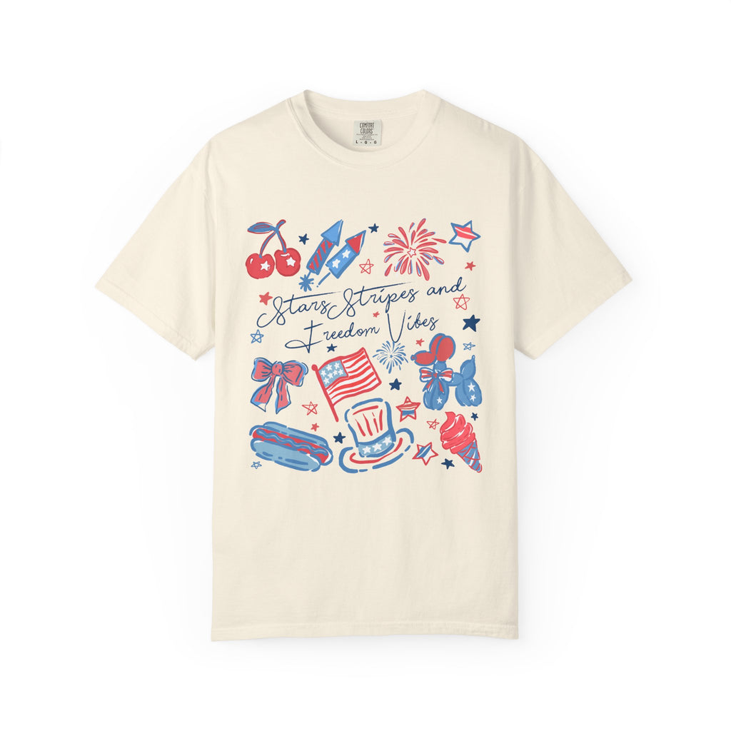Stars, Stripes & Freedom Vibes Tee