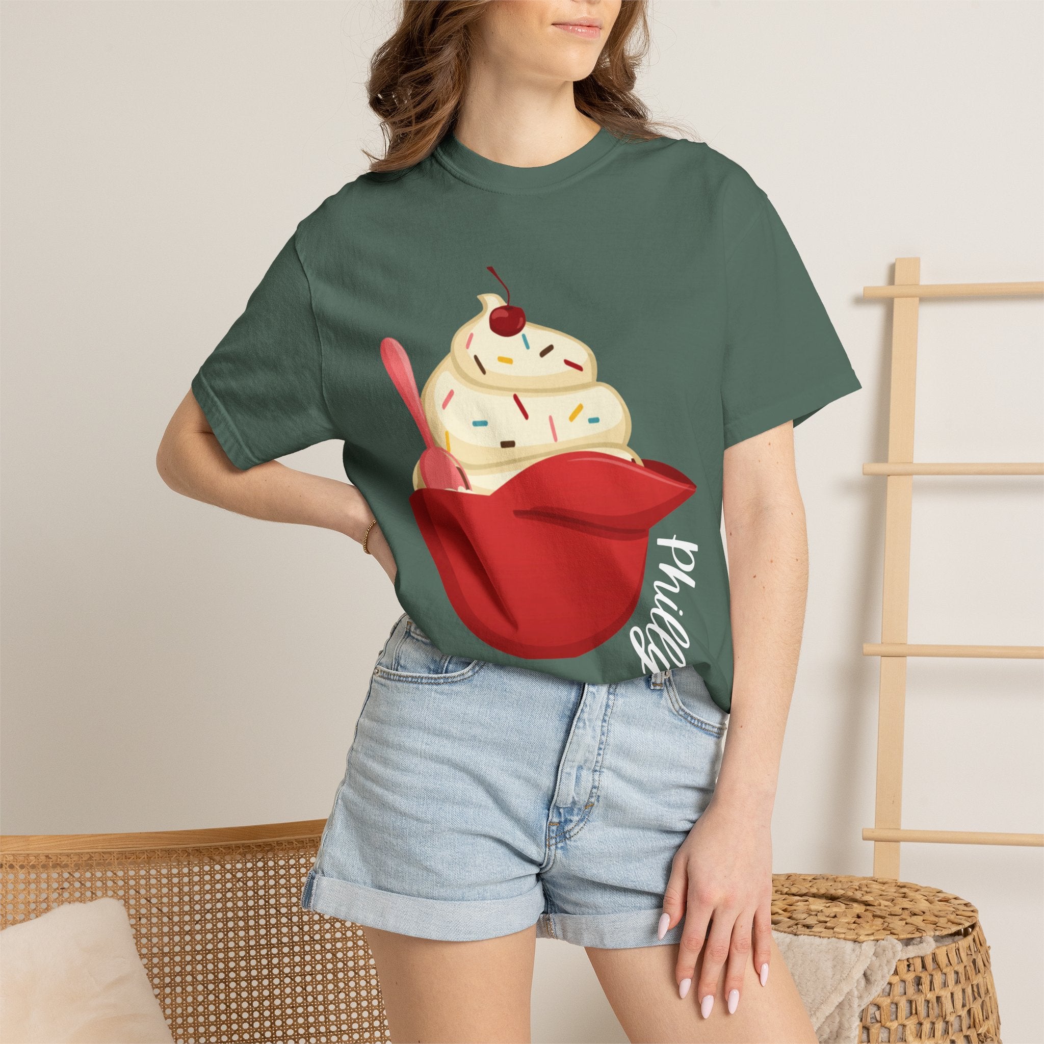 Philly Baseball Ice Cream Hat T-Shirt