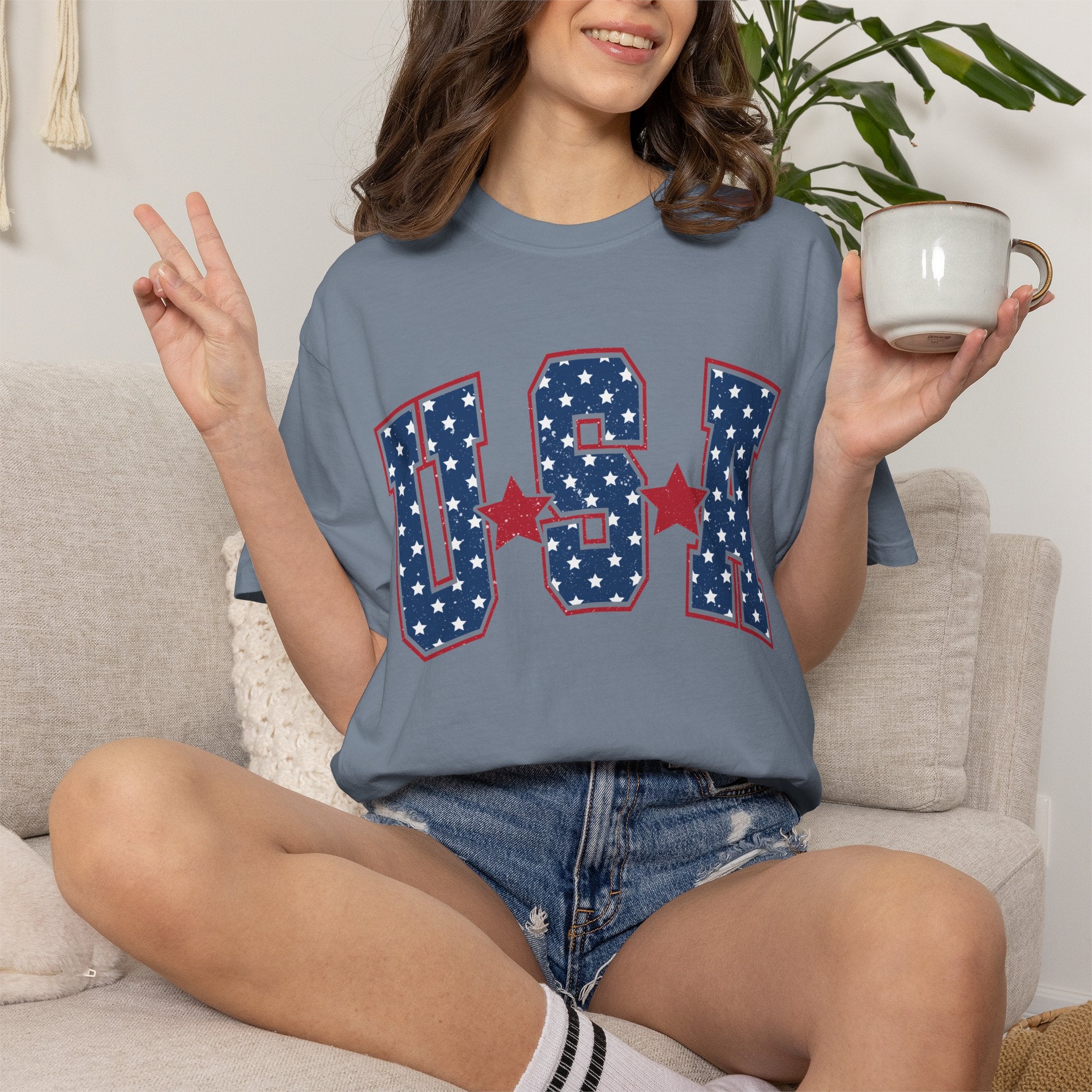 USA Dota & Stars Tee