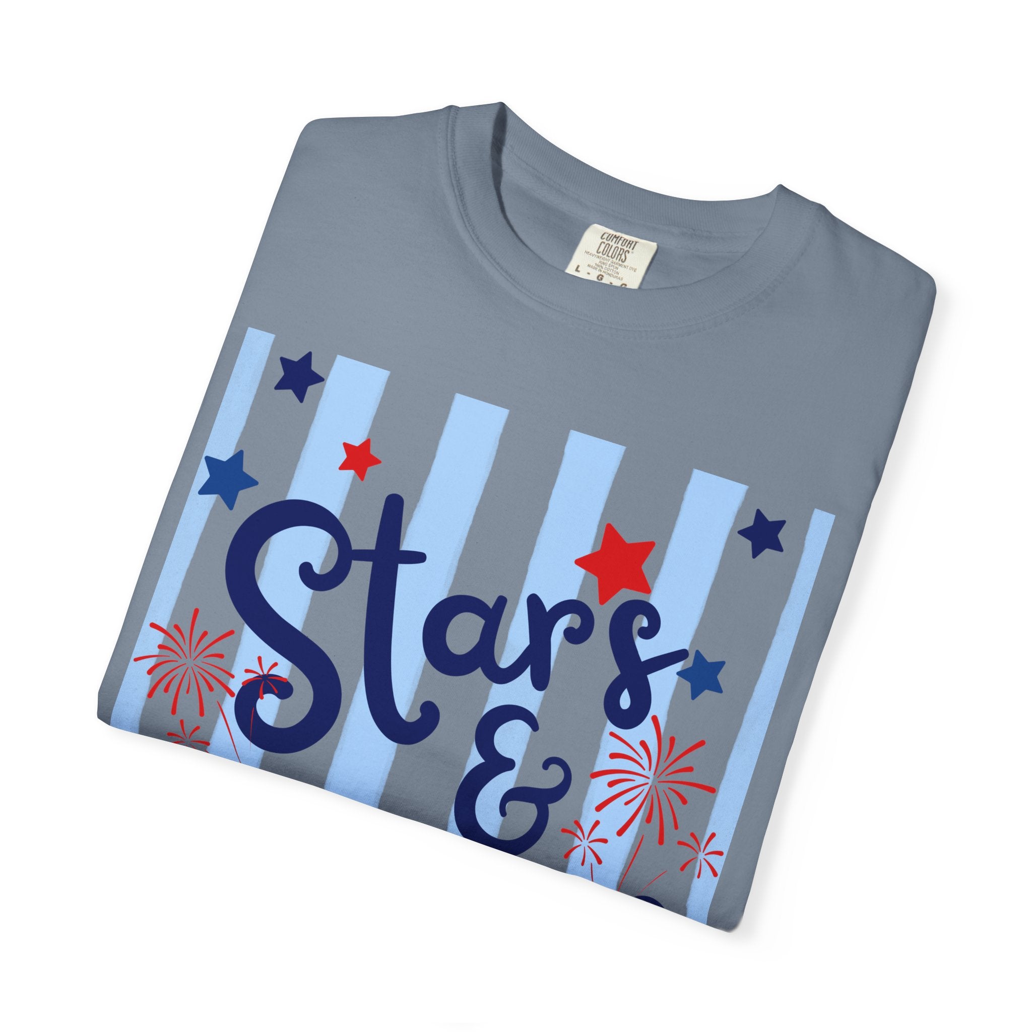 Stars & Stripes T-Shirt — Patriotic Fourth of July Tee