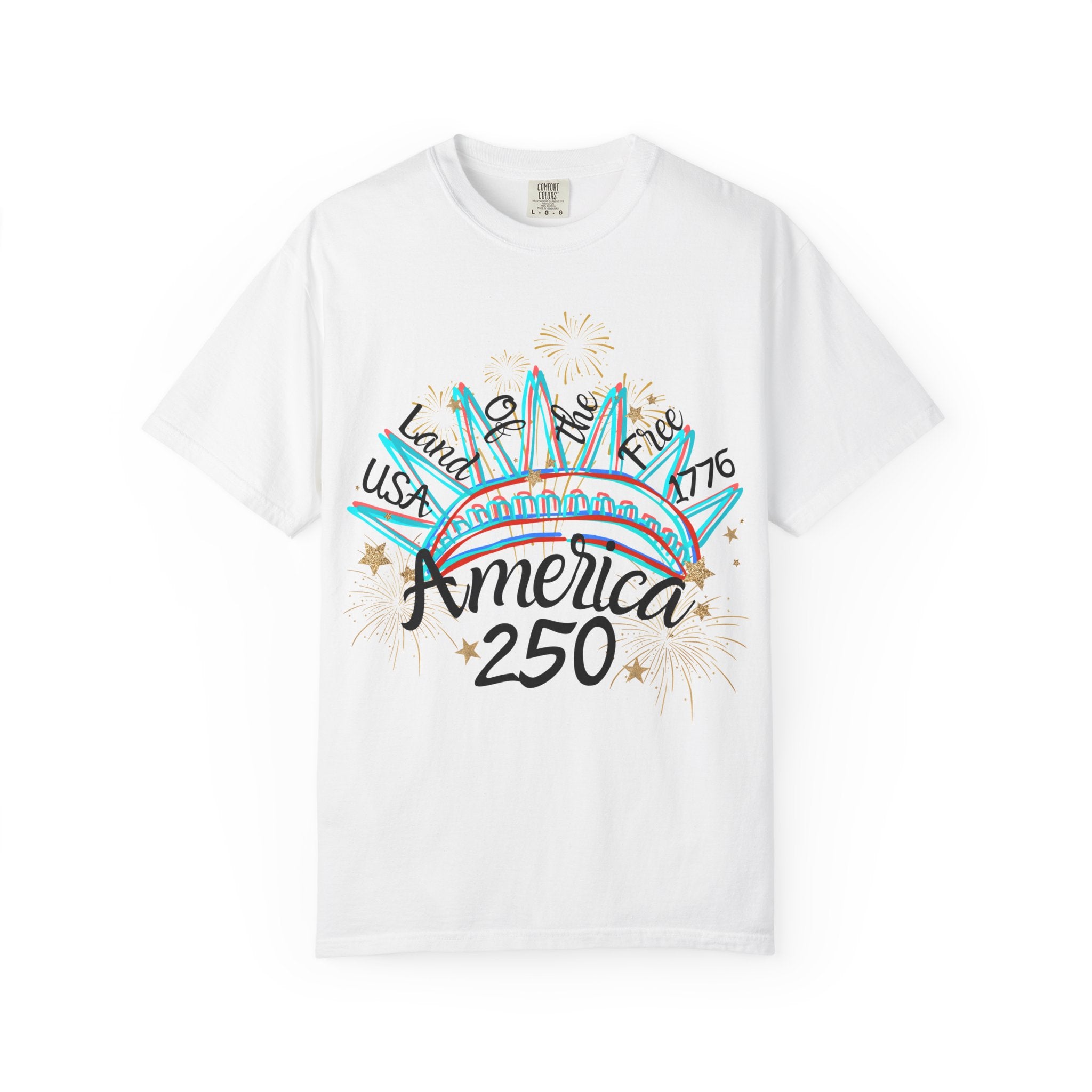 Lady Liberty America 250 Tee