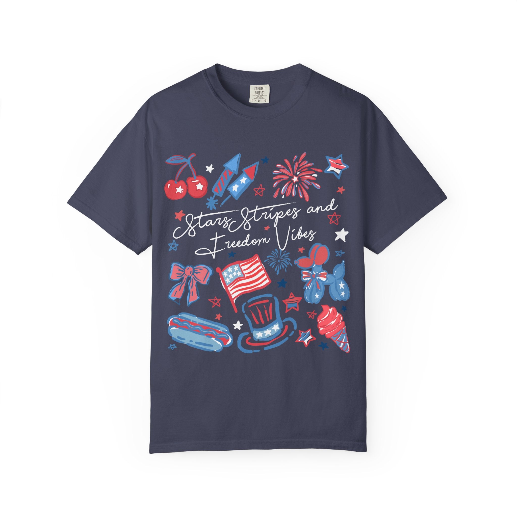 Stars, Stripes & Freedom Vibes Tee