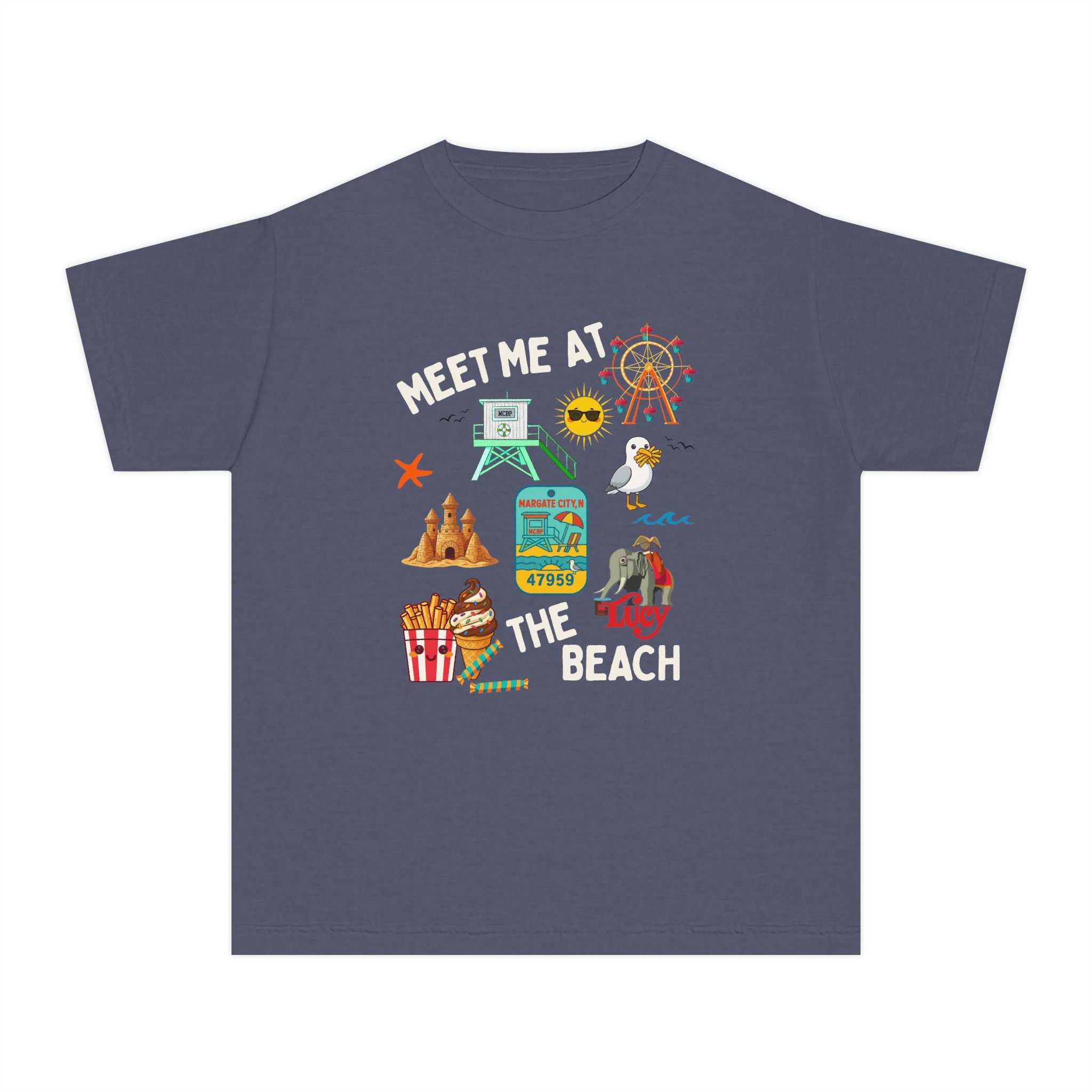 Youth "Meet Me at the Beach" Margate City, NJ Tee