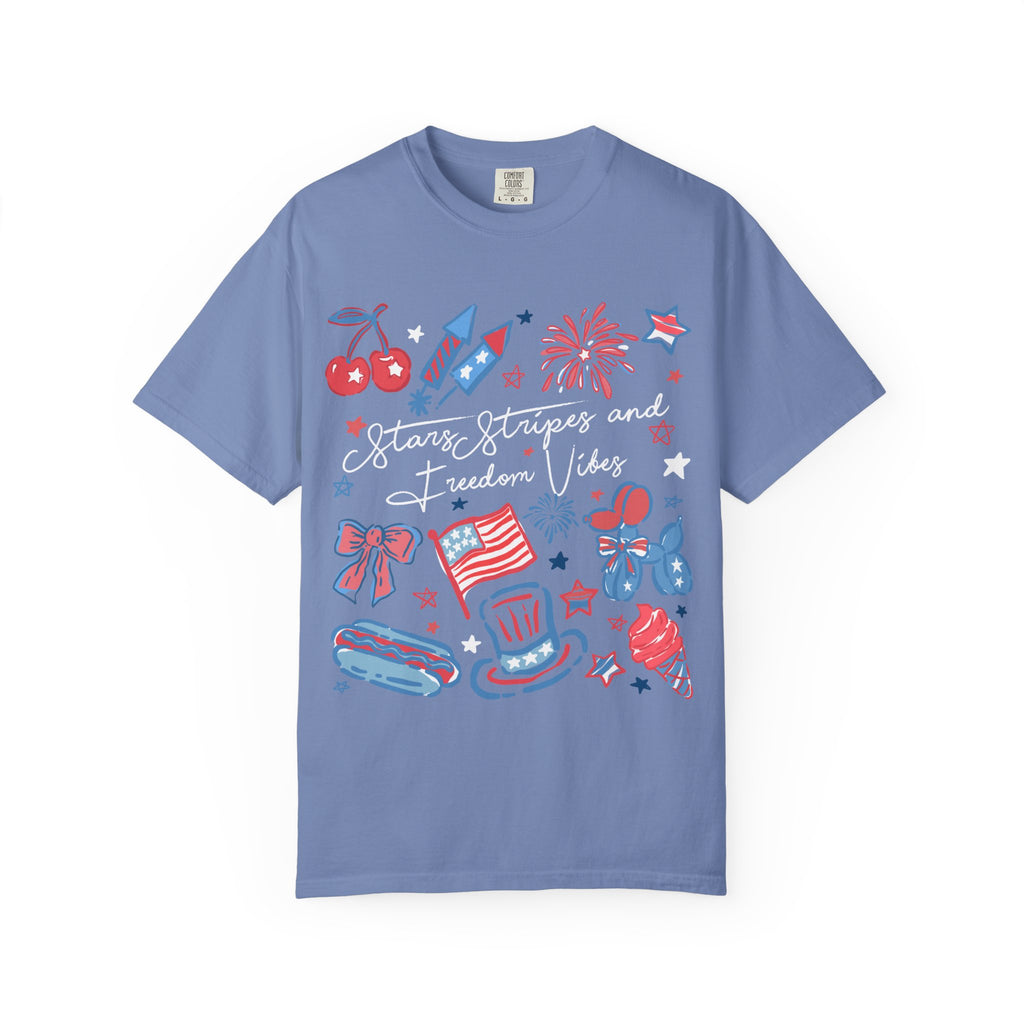 Stars, Stripes & Freedom Vibes Tee