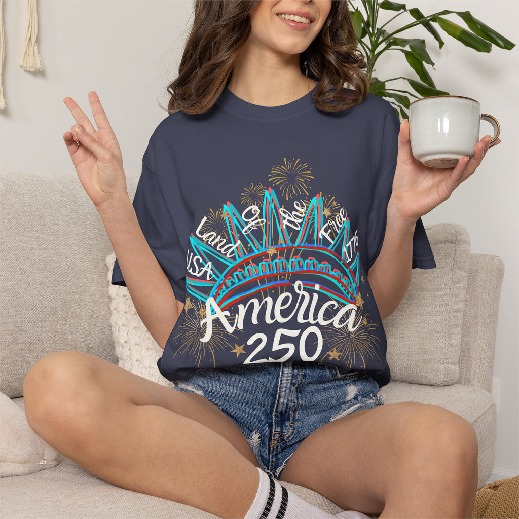 Lady Liberty America 250 Tee