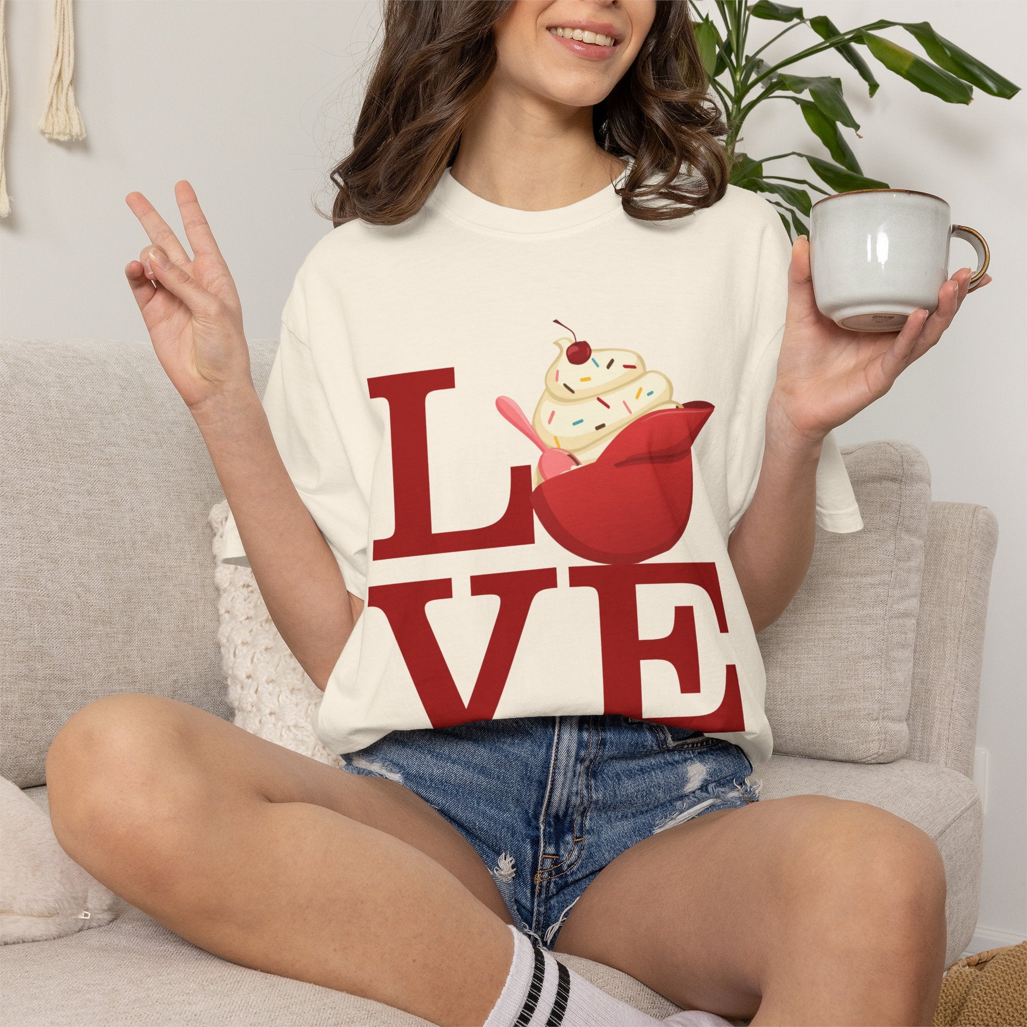 Philly LOVE Baseball Ice Cream Helmet T-shirt