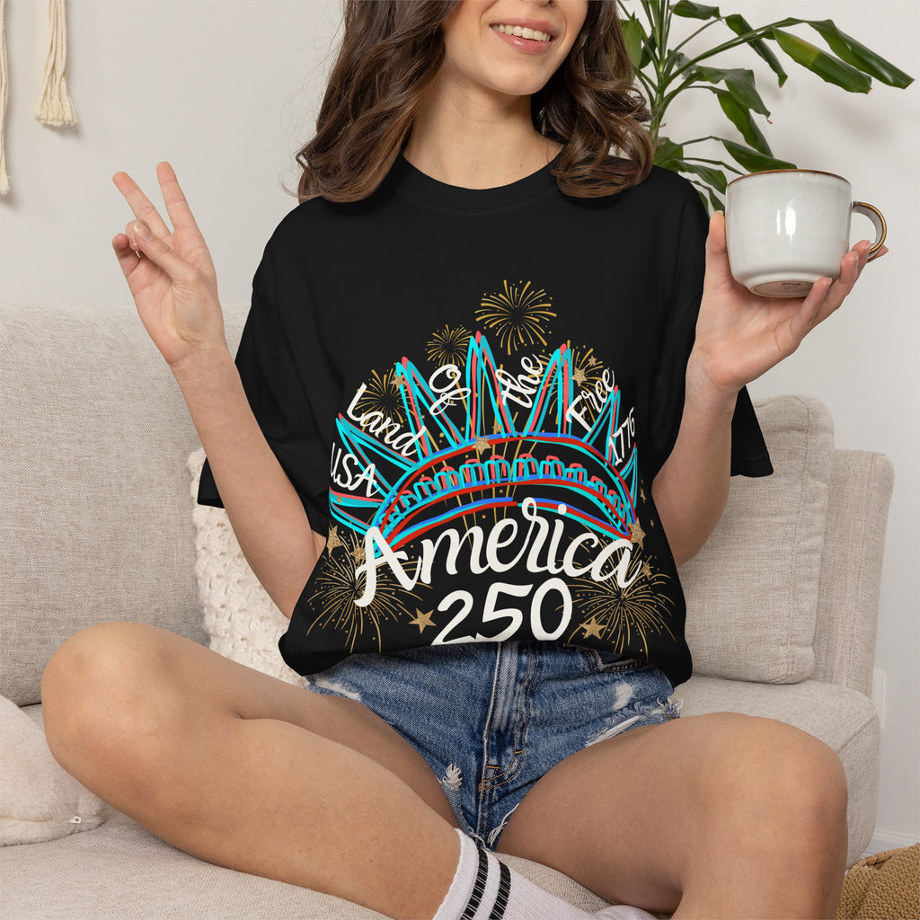 Lady Liberty America 250 Tee