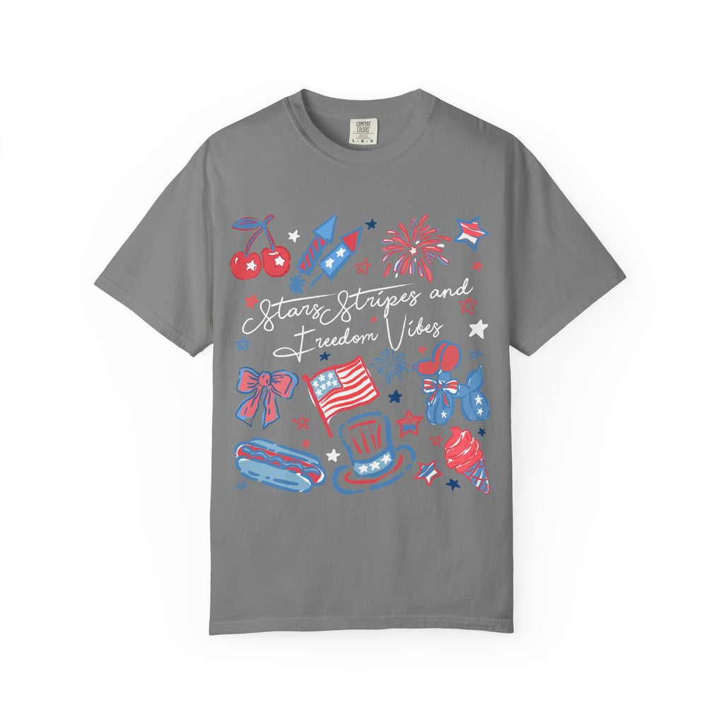 Stars, Stripes & Freedom Vibes Tee