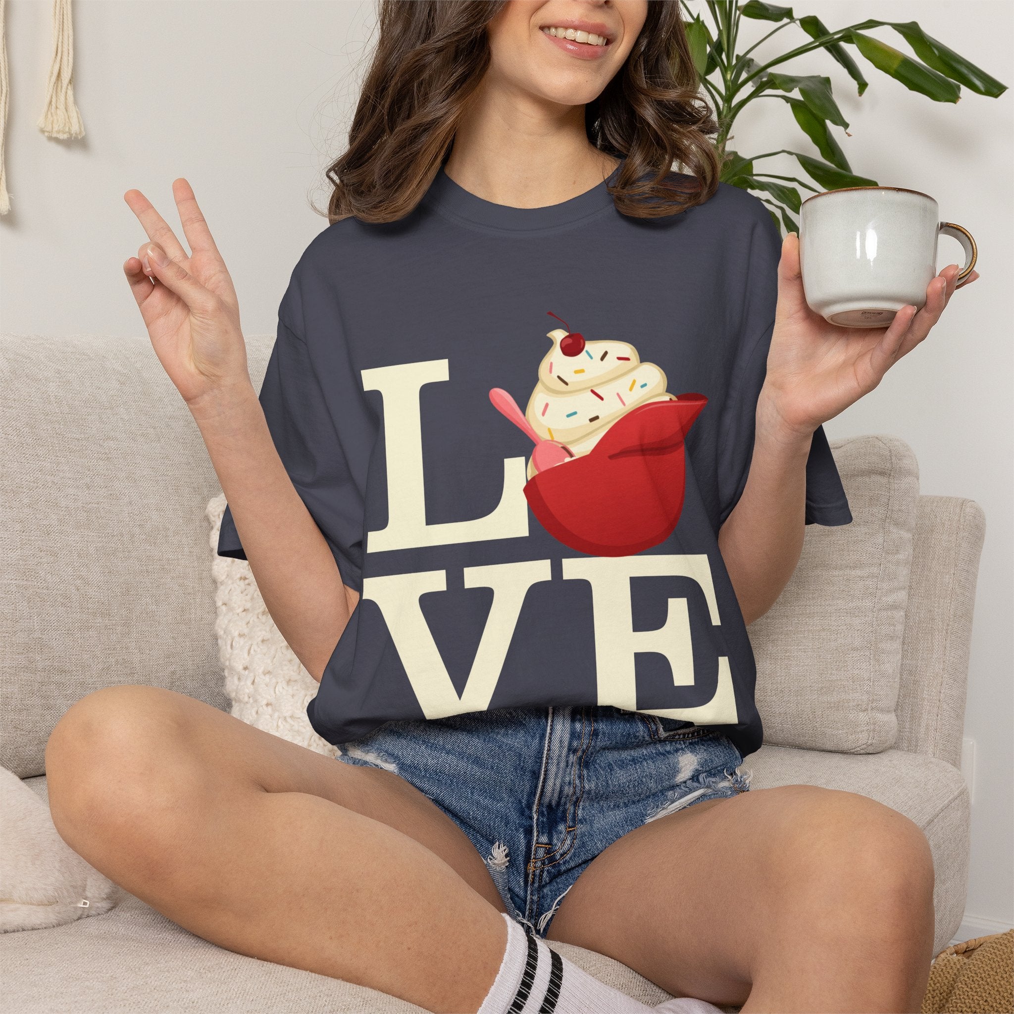 Philly LOVE Baseball Ice Cream Helmet T-shirt