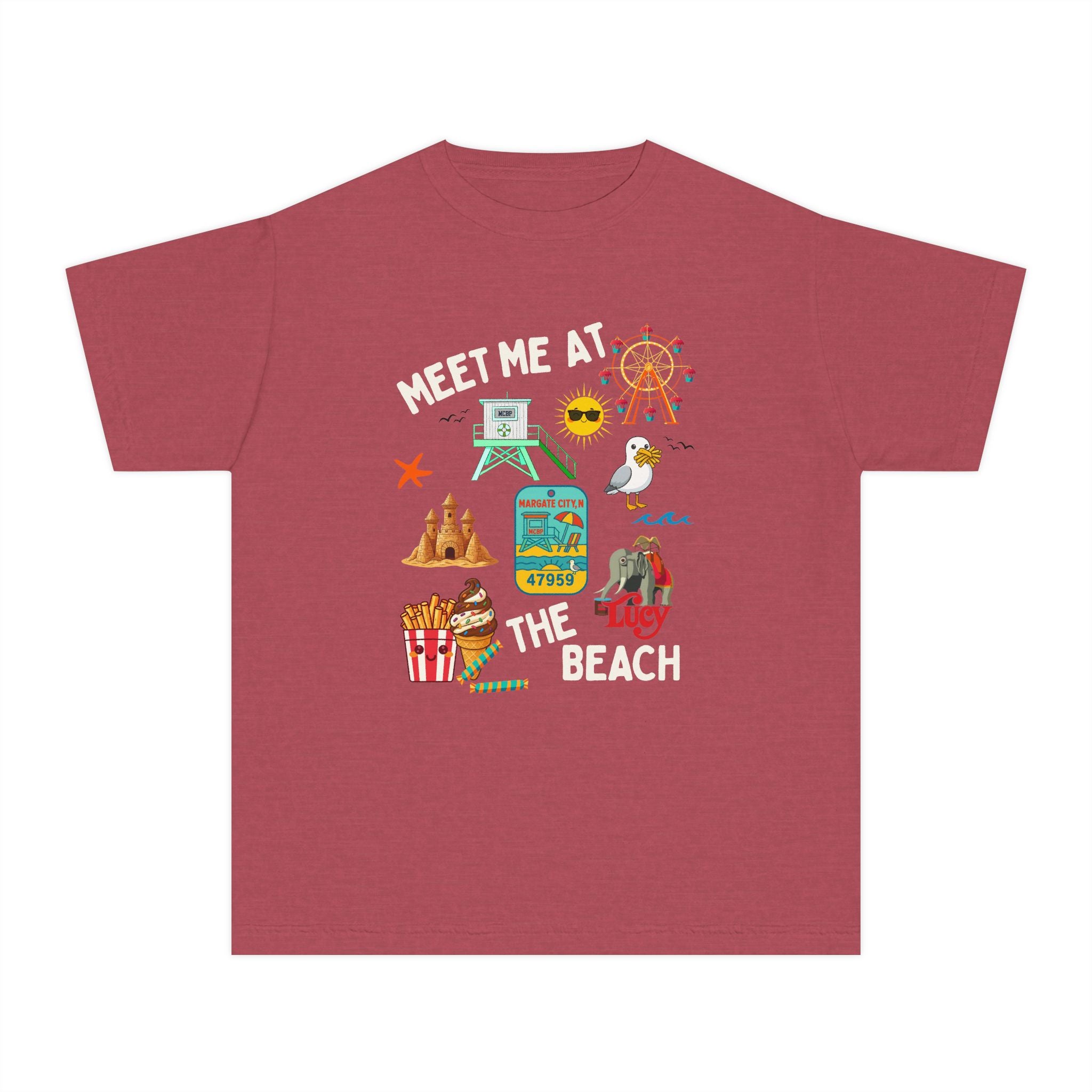 Youth "Meet Me at the Beach" Margate City, NJ Tee