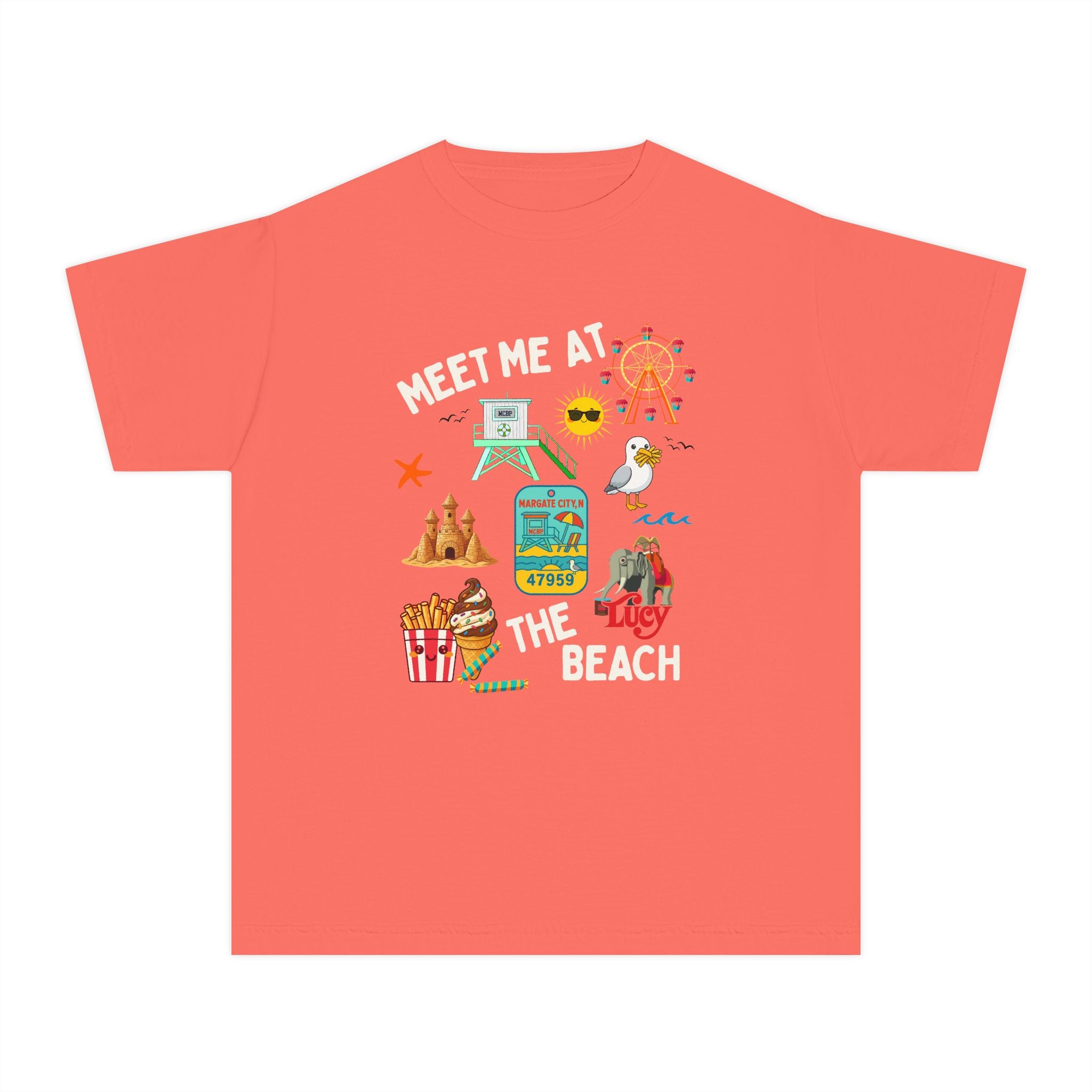 Youth "Meet Me at the Beach" Margate City, NJ Tee