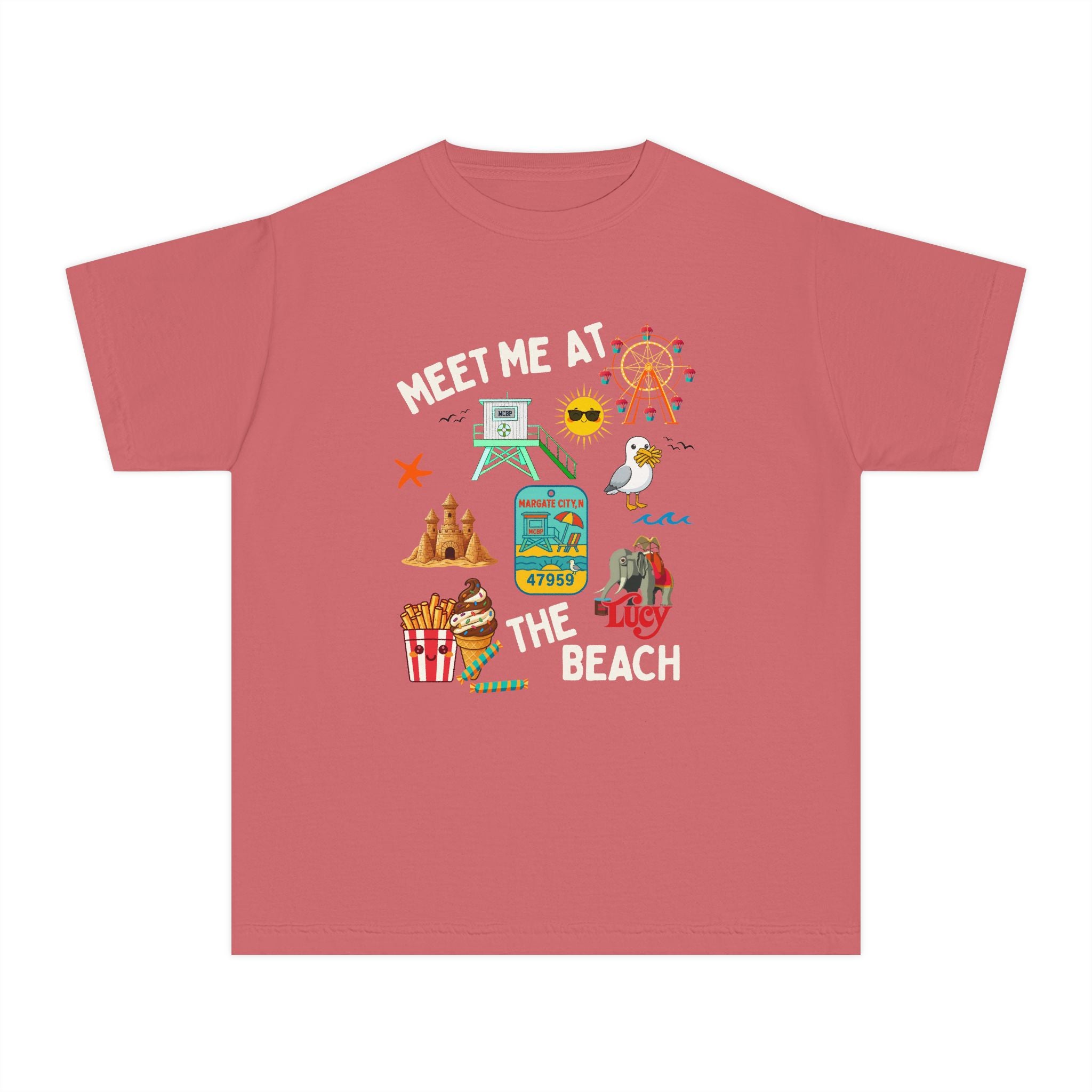 Youth "Meet Me at the Beach" Margate City, NJ Tee