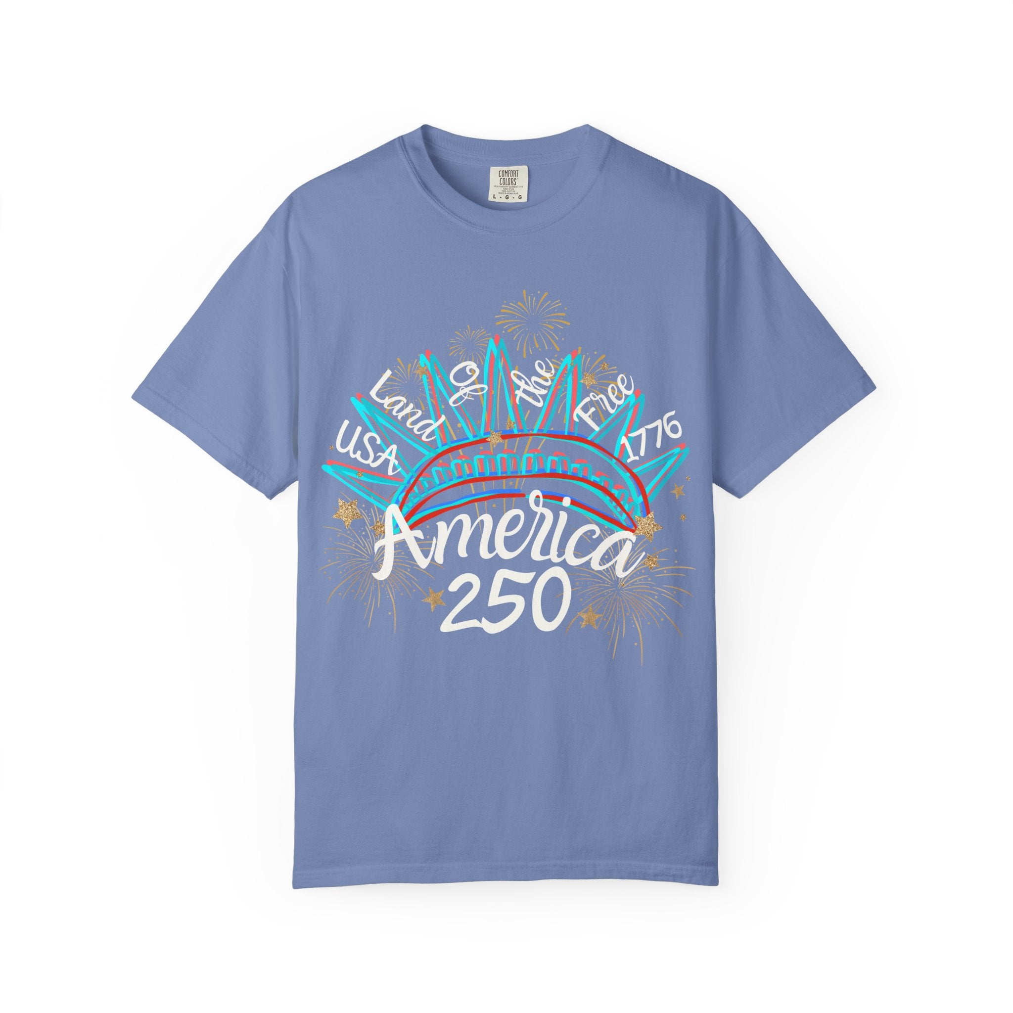 Lady Liberty America 250 Tee