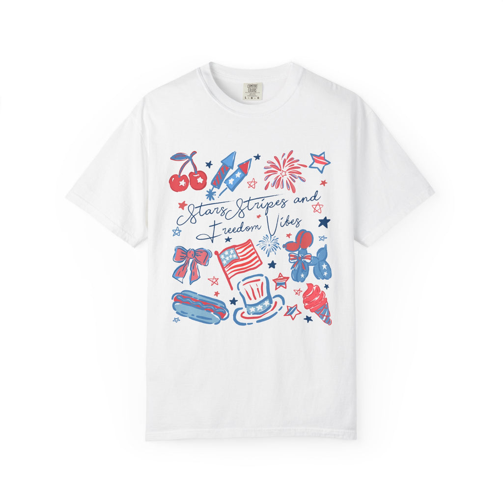 Stars, Stripes & Freedom Vibes Tee