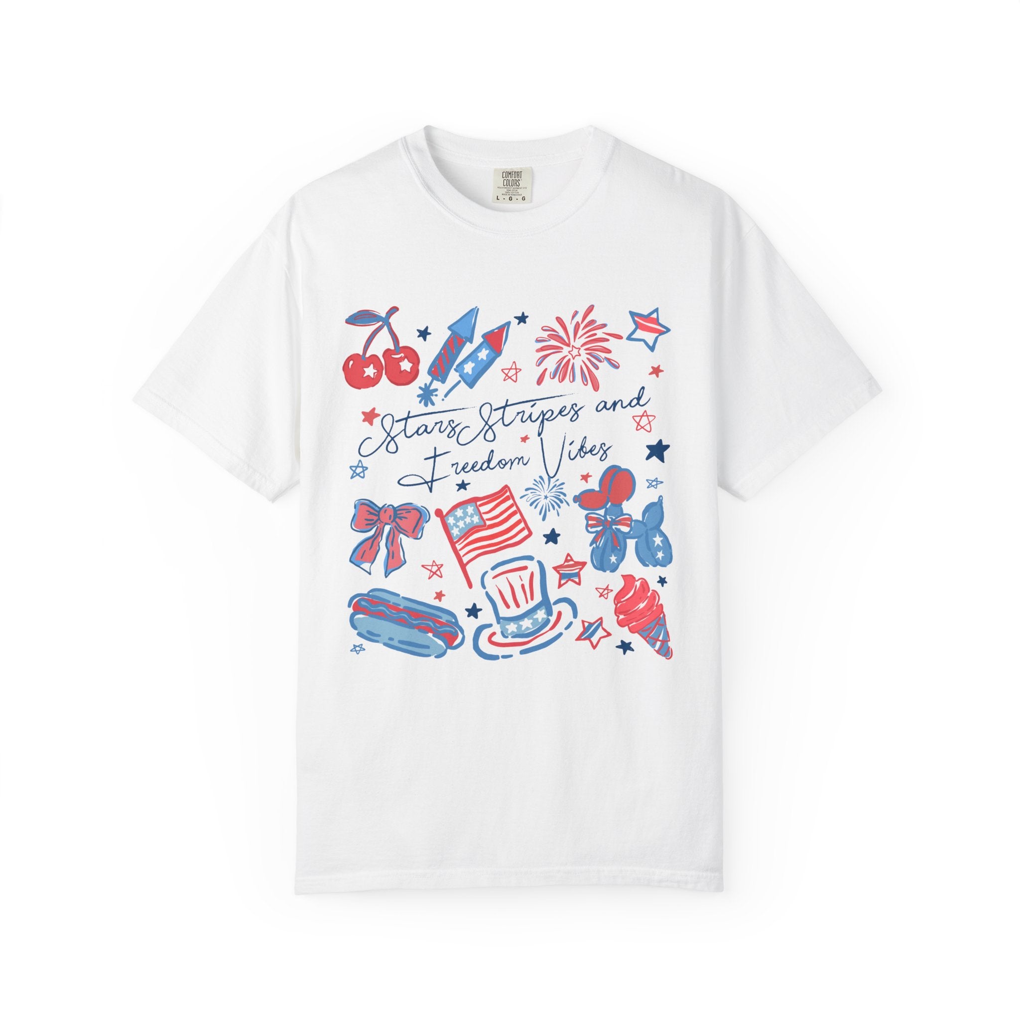 Stars, Stripes & Freedom Vibes Tee