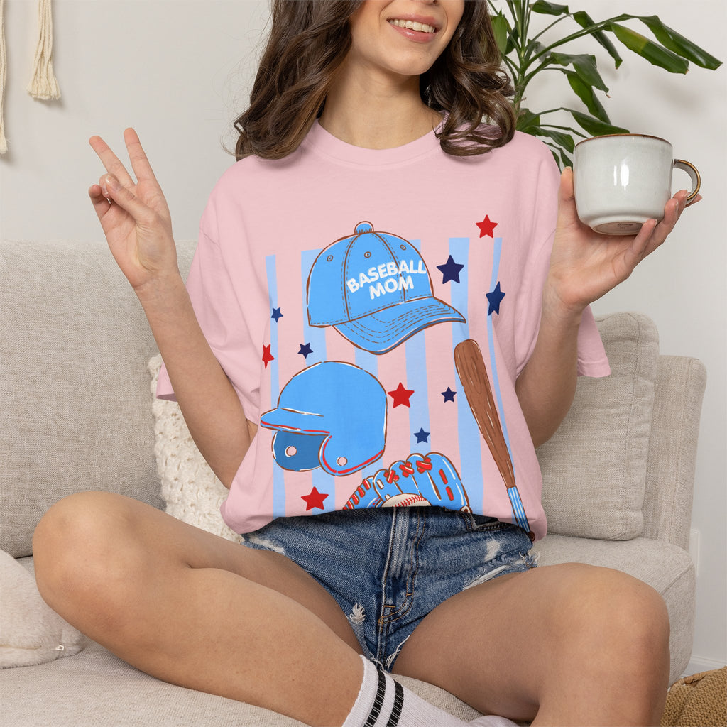 Baseball Mom Icon Tee