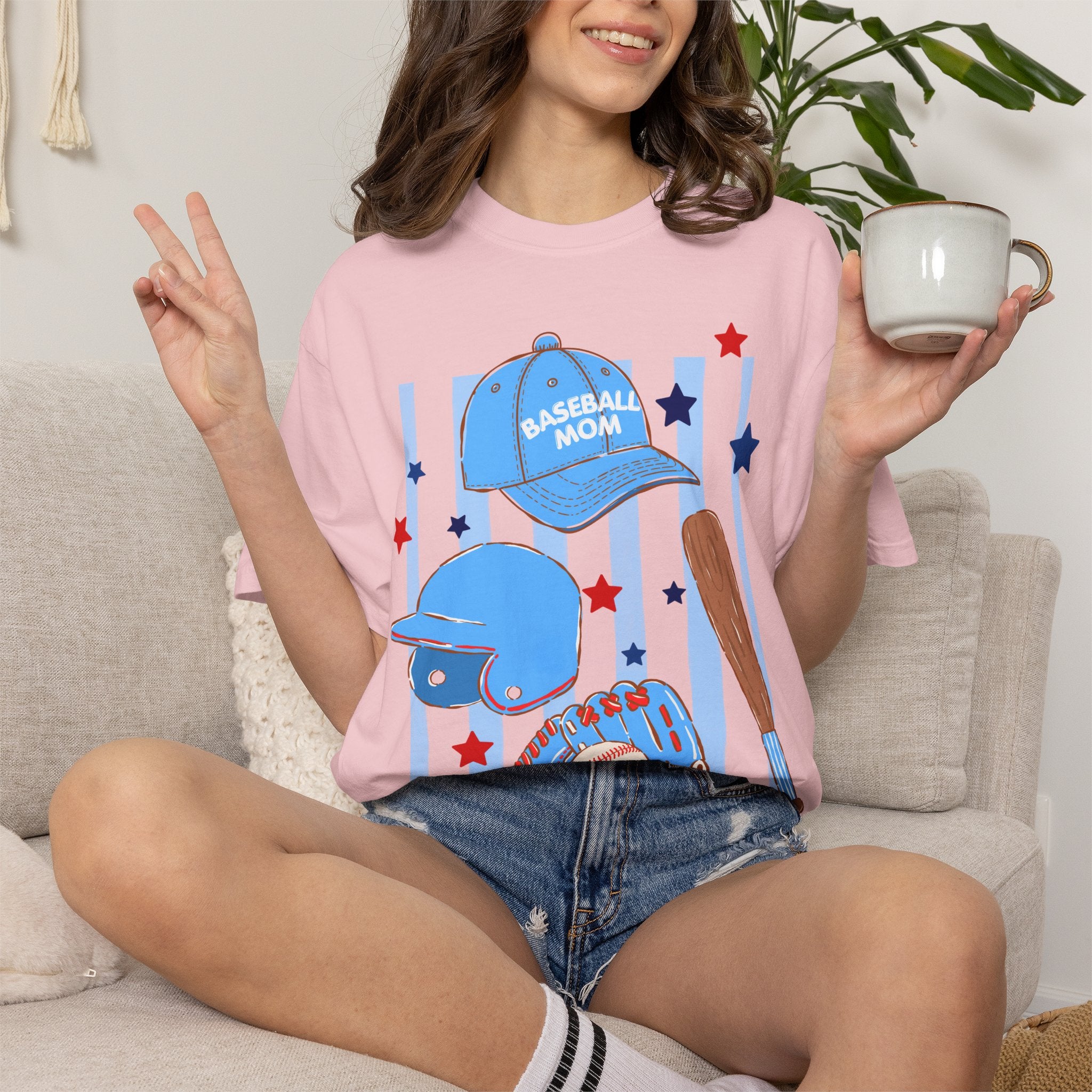 Baseball Mom Icon Tee