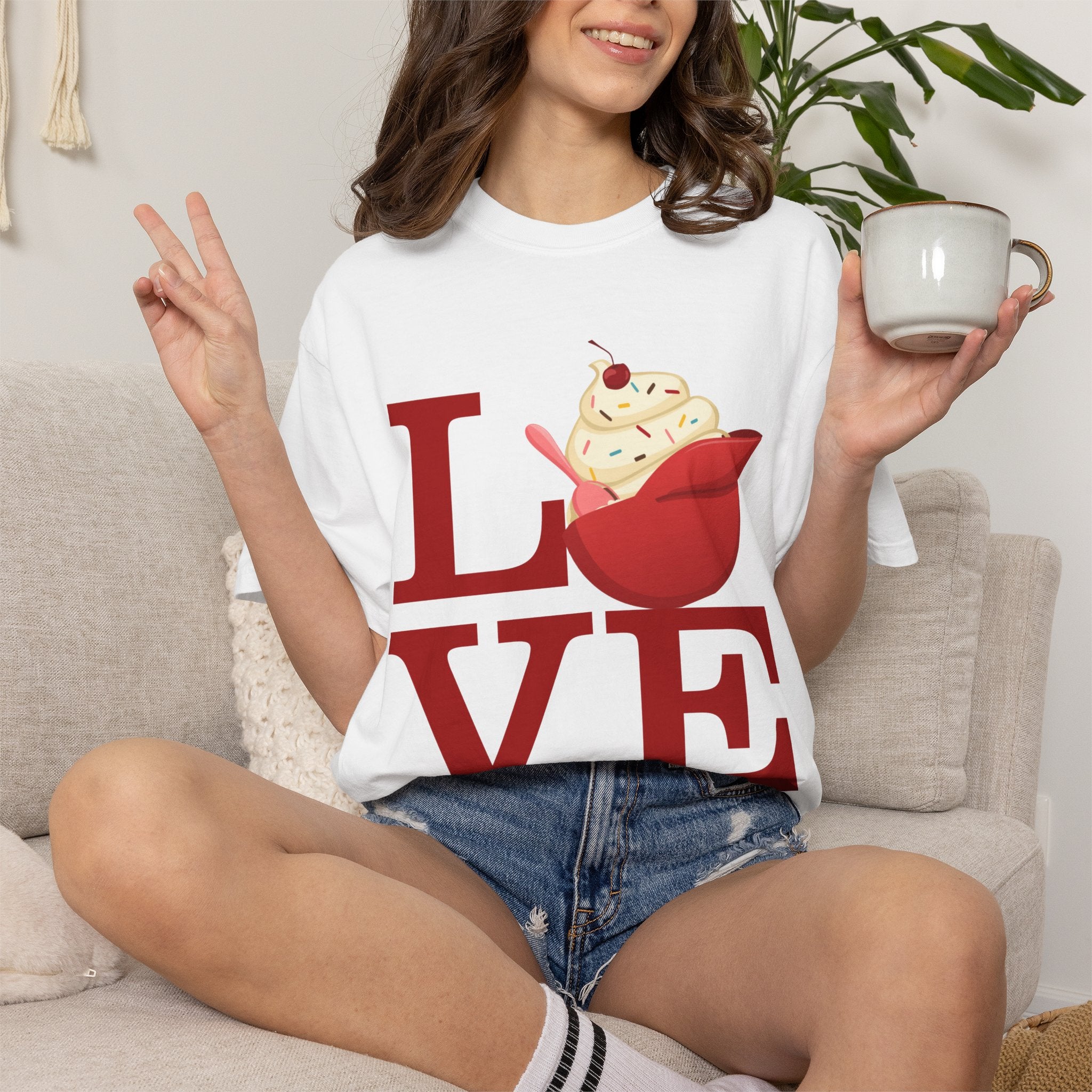 Philly LOVE Baseball Ice Cream Helmet T-shirt
