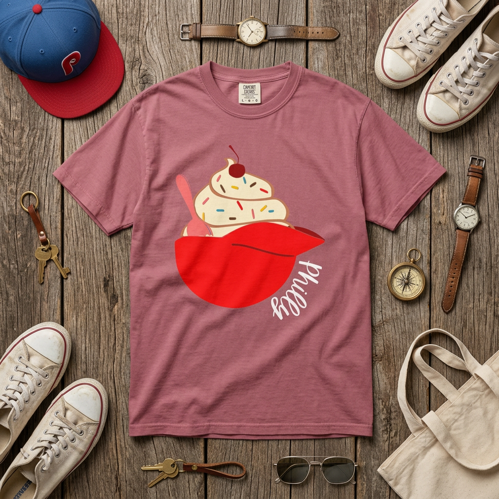 Philly Baseball Ice Cream Hat T-Shirt