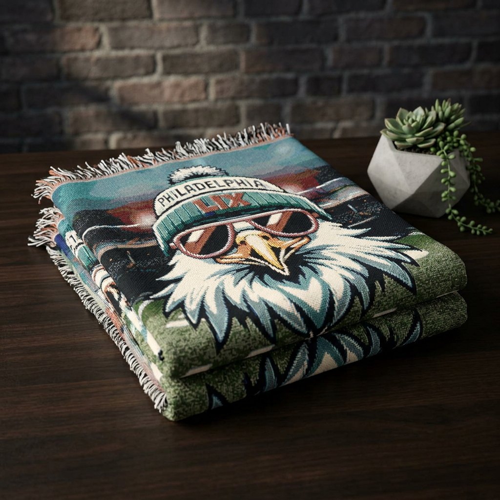 Philly Football Woven Throw Blanket