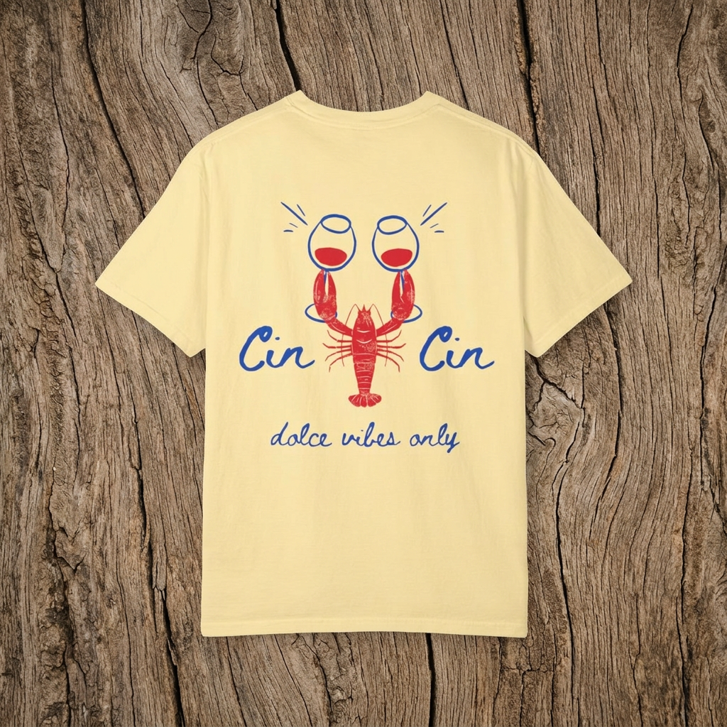 Dolce Vibes 'Cin Cin' Lobster Tee