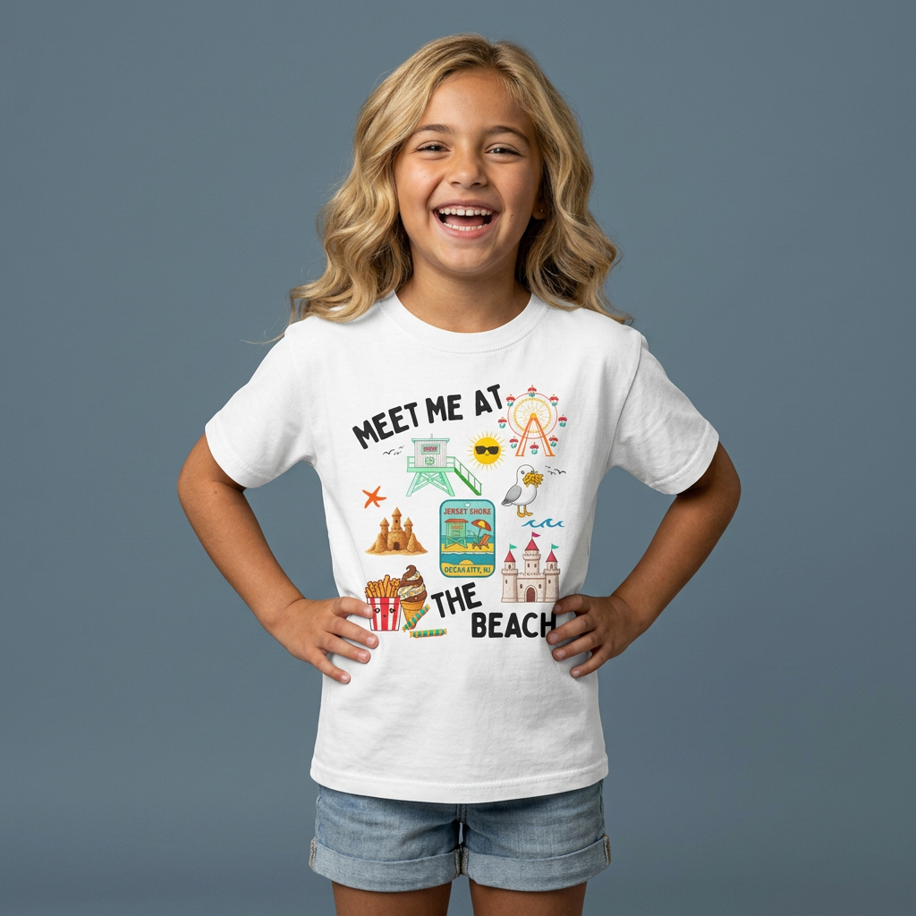 Youth "Meet Me At The Beach" Ocean City, NJ Tee