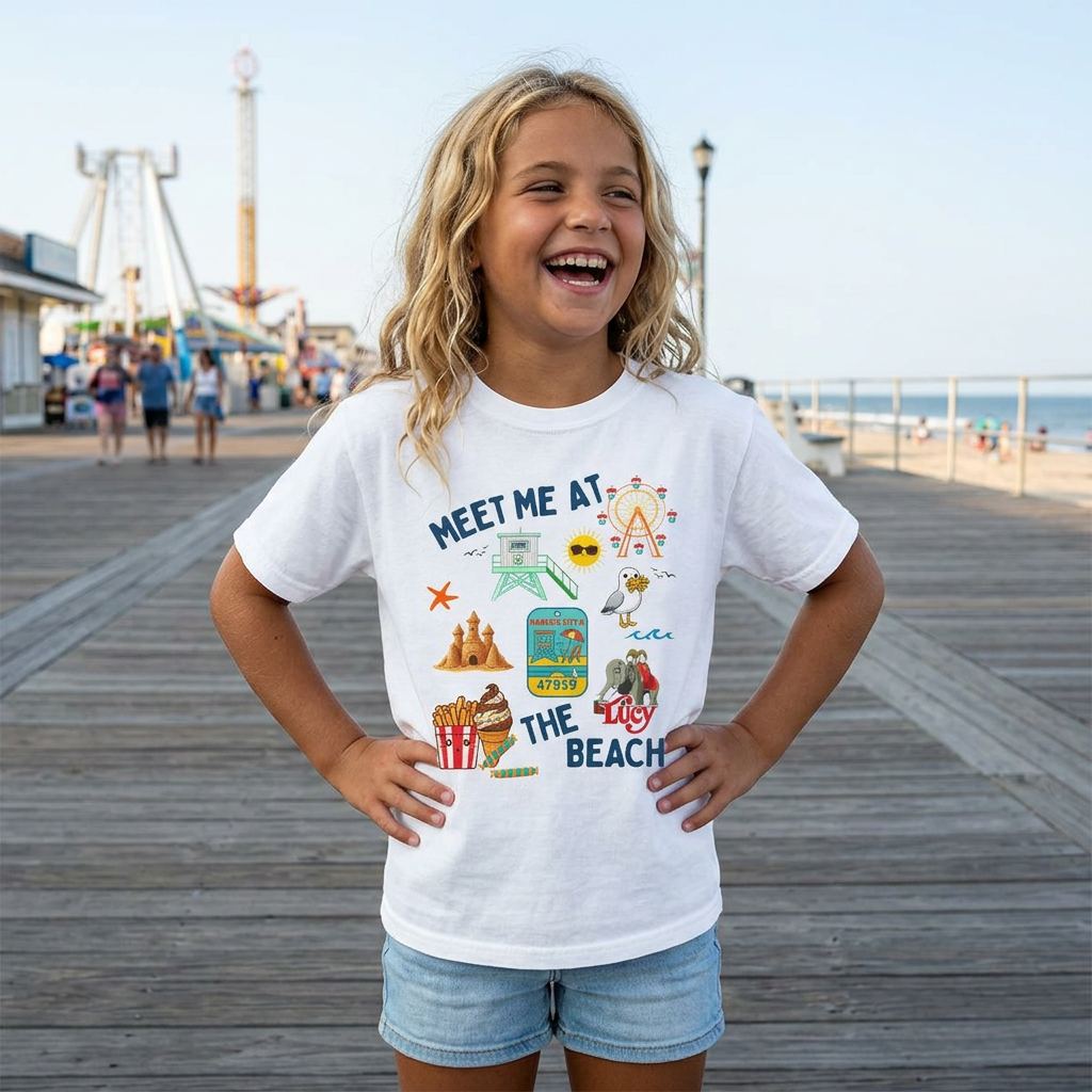 Youth "Meet Me at the Beach" Margate City, NJ Tee