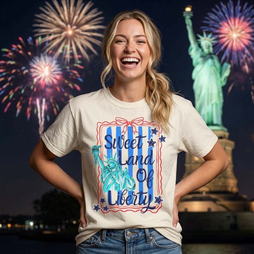 Lady Liberty Americana Tee
