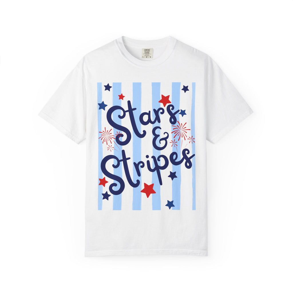 Stars & Stripes T-Shirt — Patriotic Fourth of July Tee