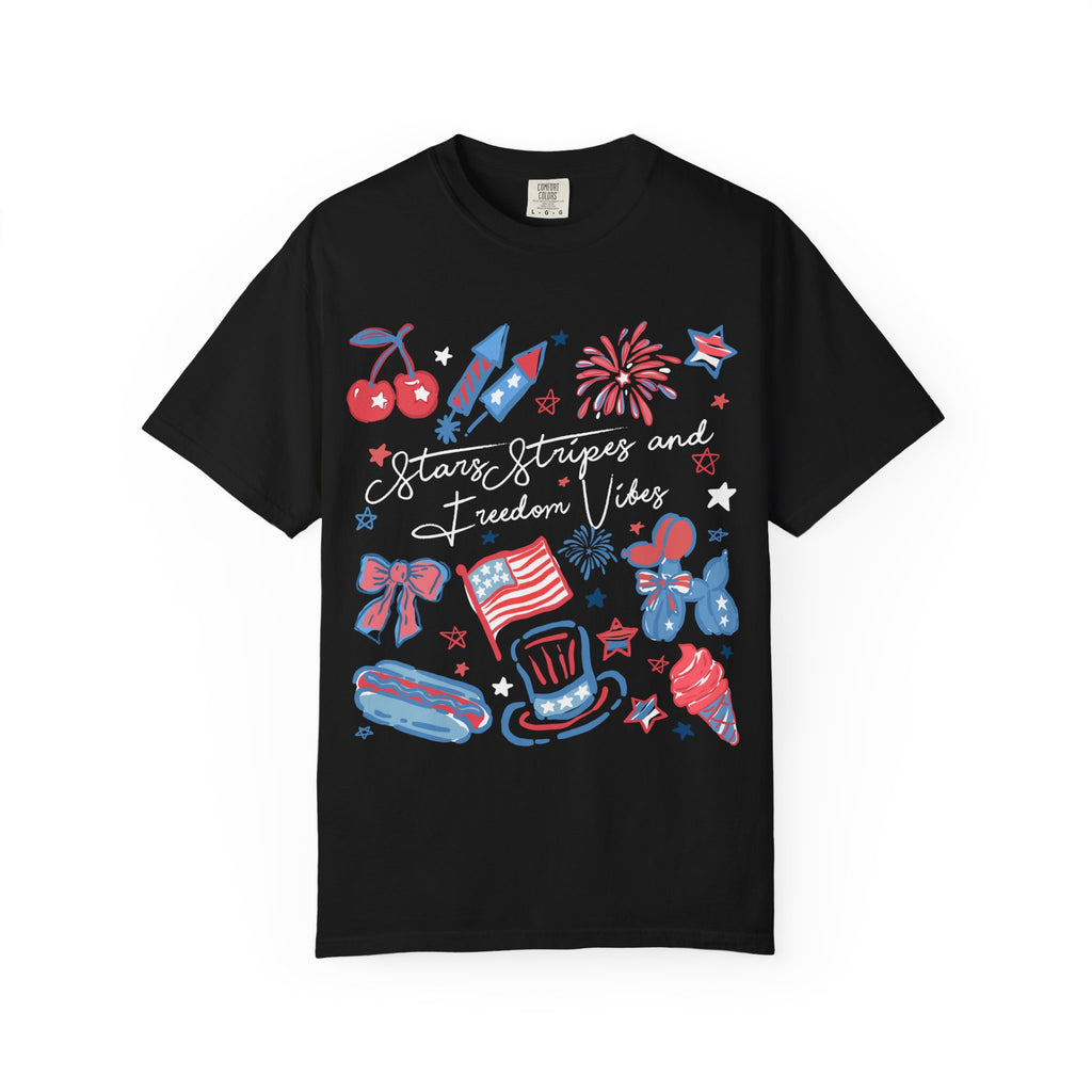 Stars, Stripes & Freedom Vibes Tee