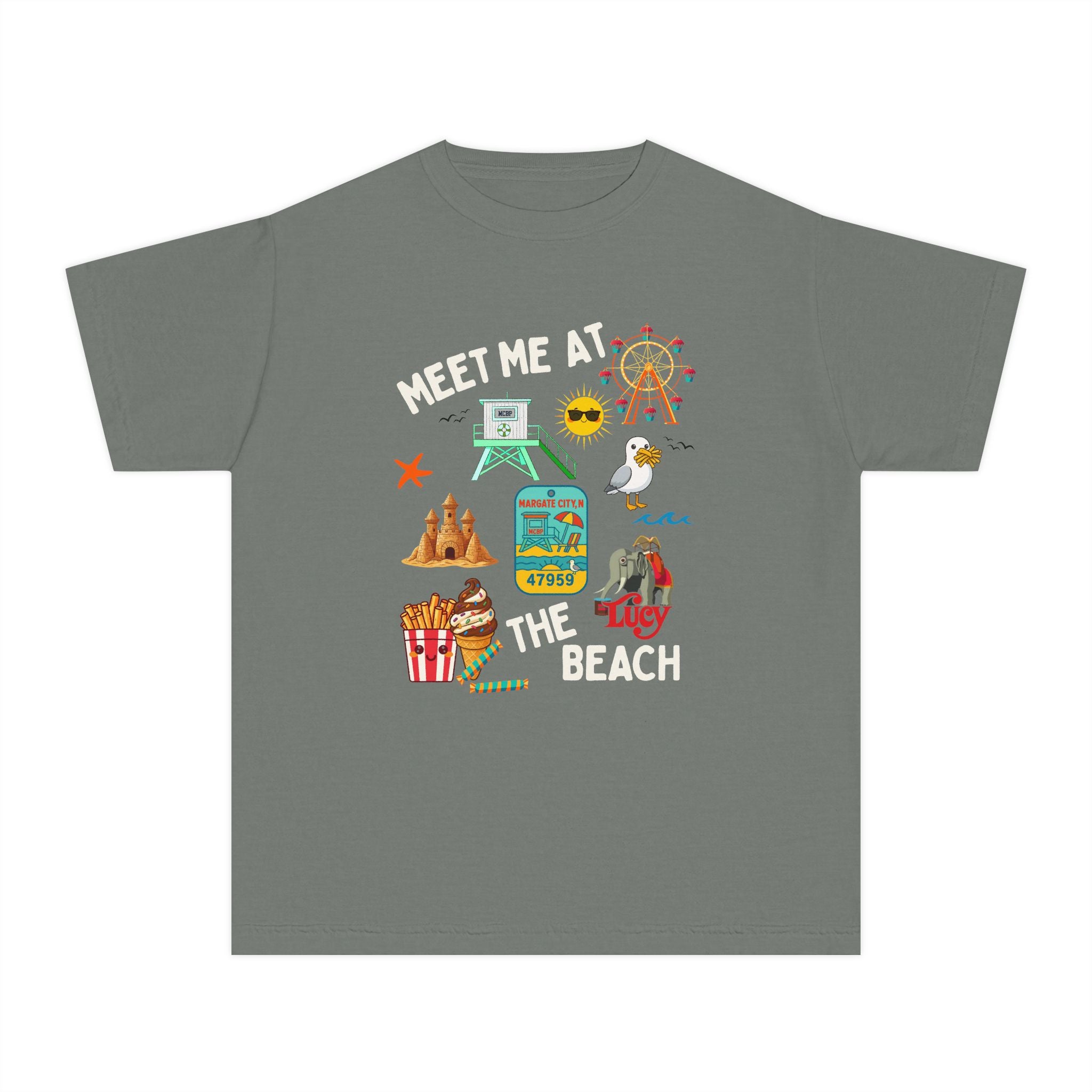 Youth "Meet Me at the Beach" Margate City, NJ Tee