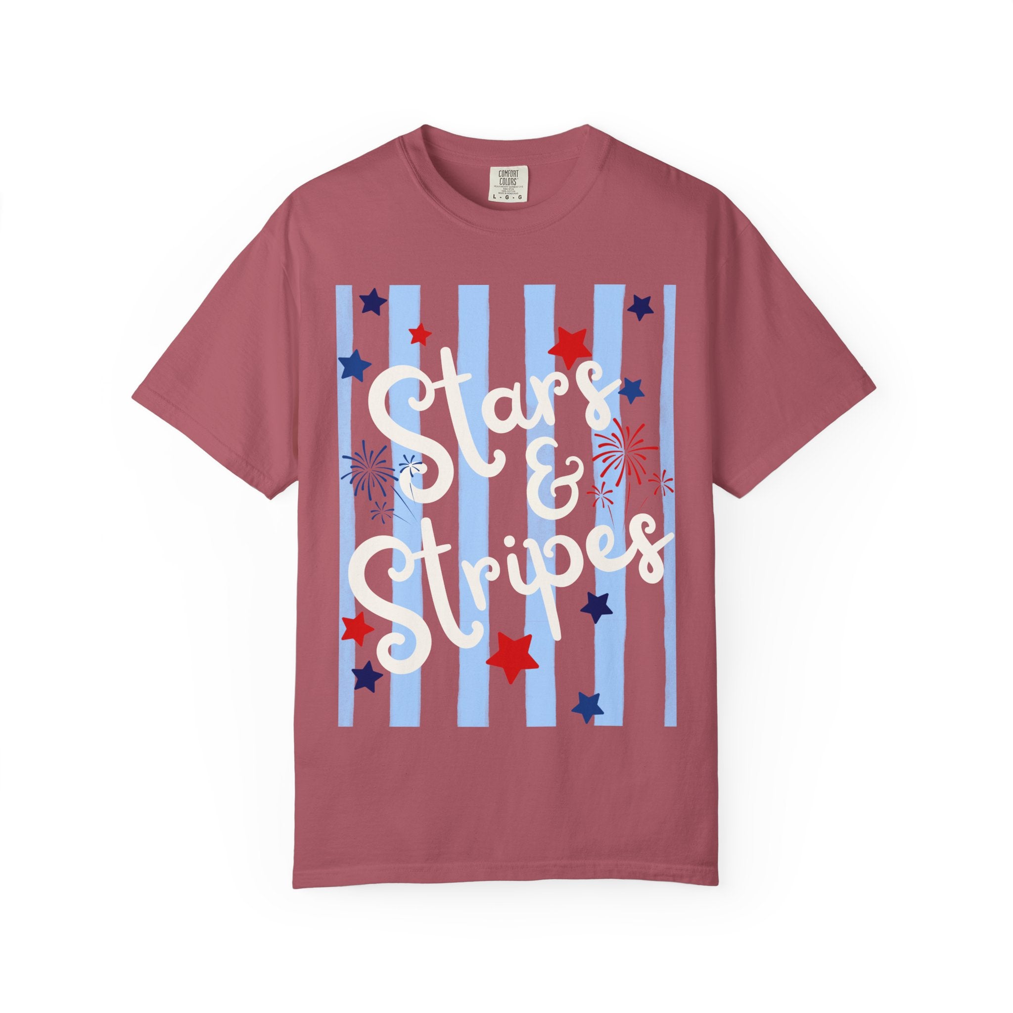 Stars & Stripes T-Shirt — Patriotic Fourth of July Tee