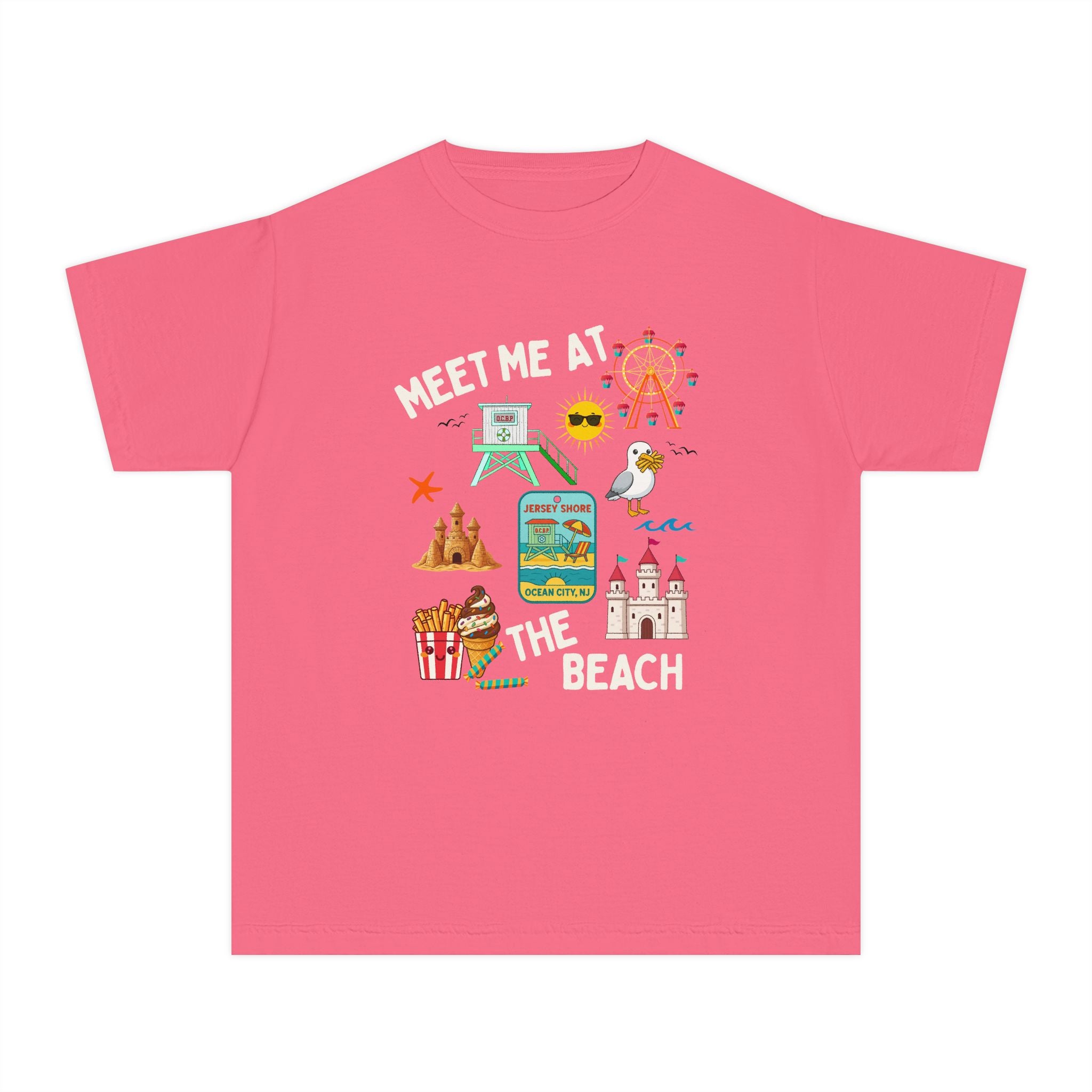 Youth "Meet Me At The Beach" Ocean City, NJ Tee